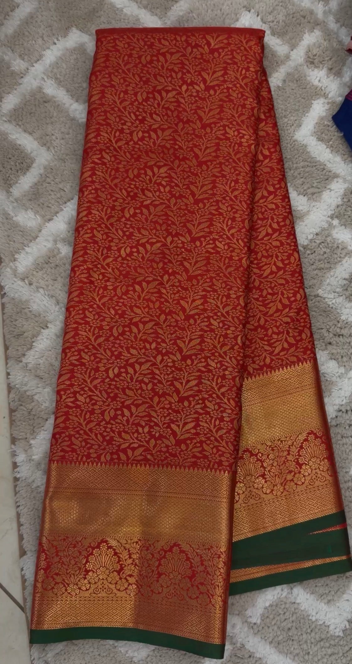 SEMI KANCHIPURAM SILK SAREES - IHA 33143