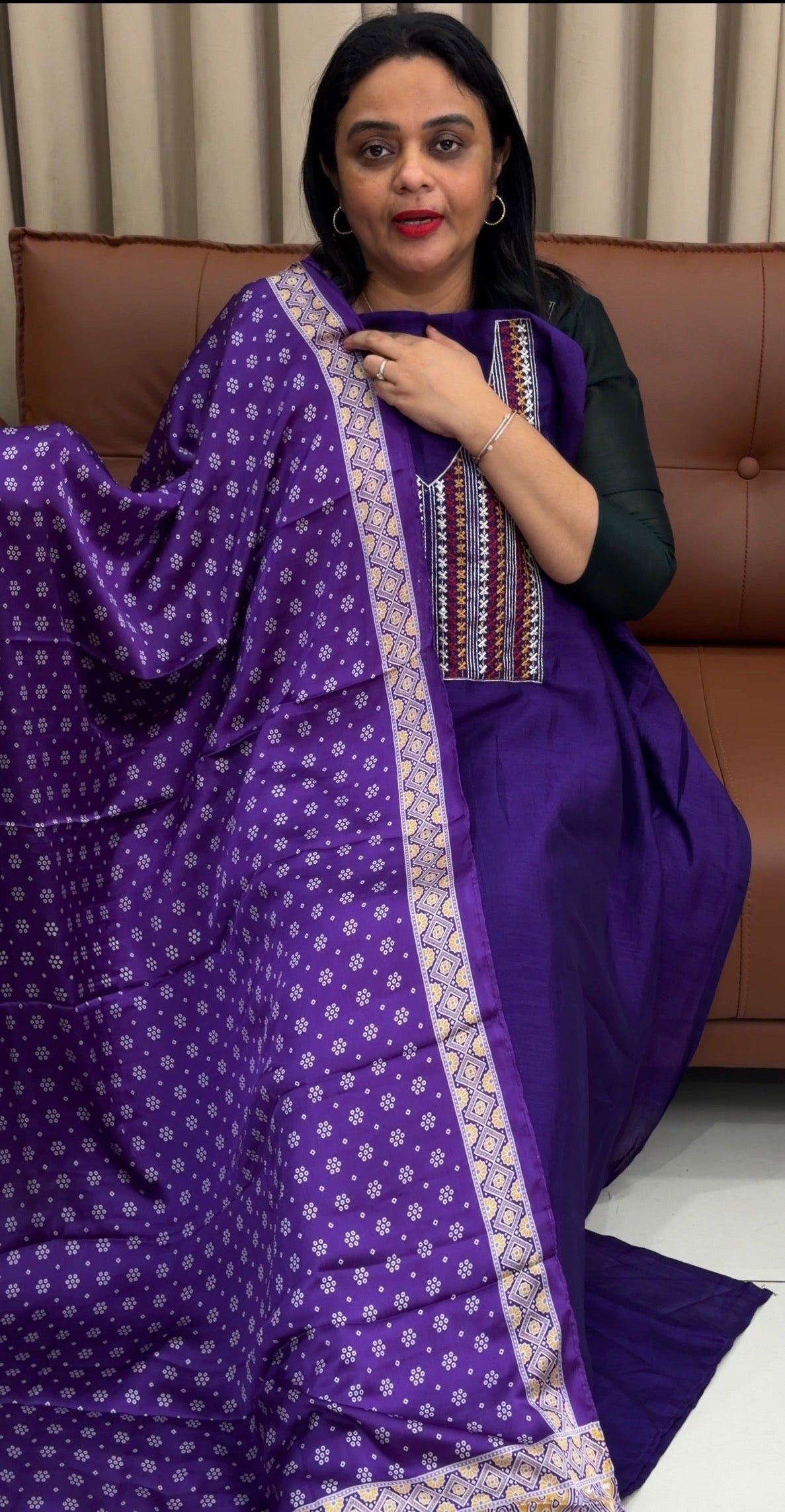 SEMI RAW SILK UNSTITCHED SALWAR SUITS - IHA 33935