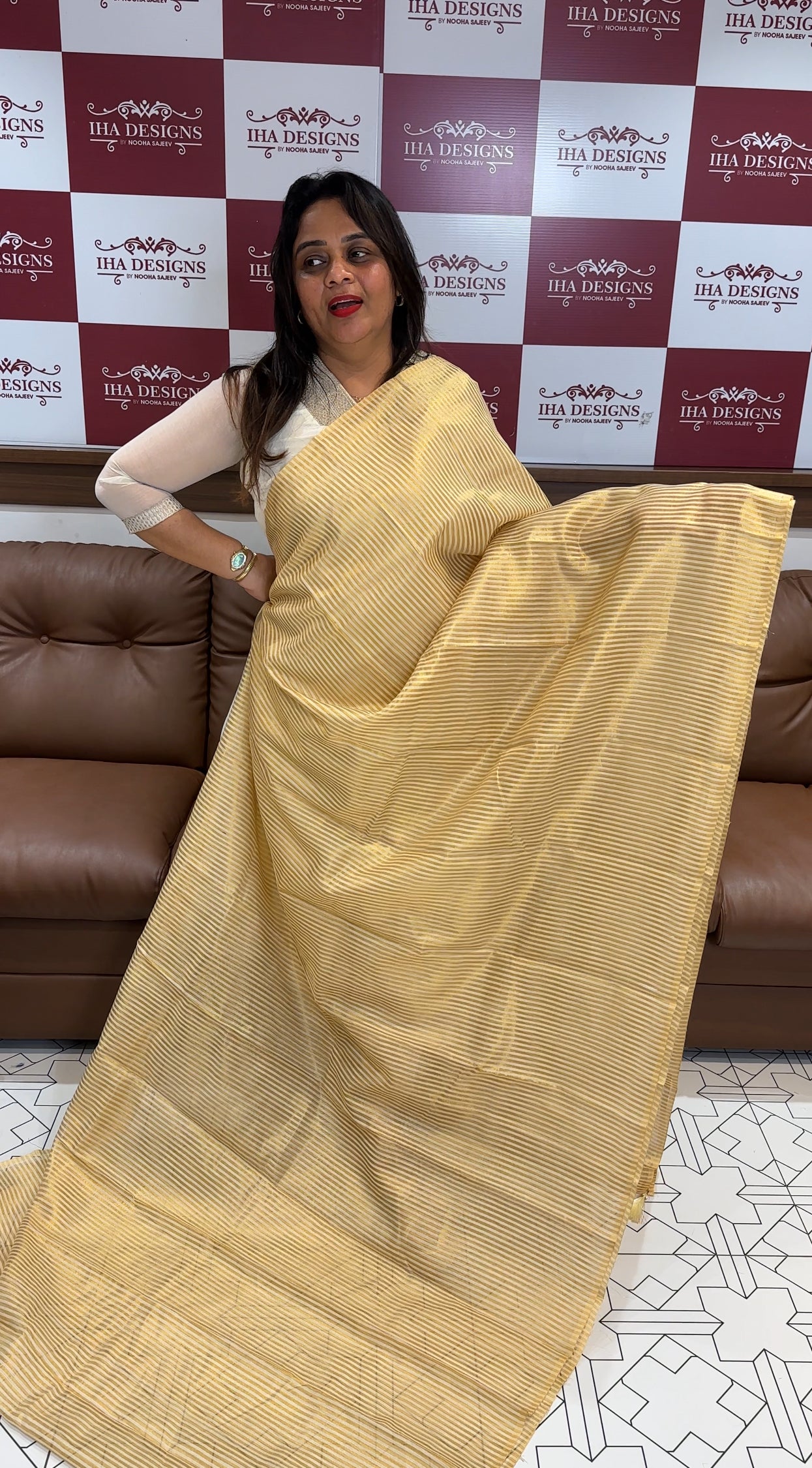 MODAL CHANDERI ONAM SAREES - IHA 26013