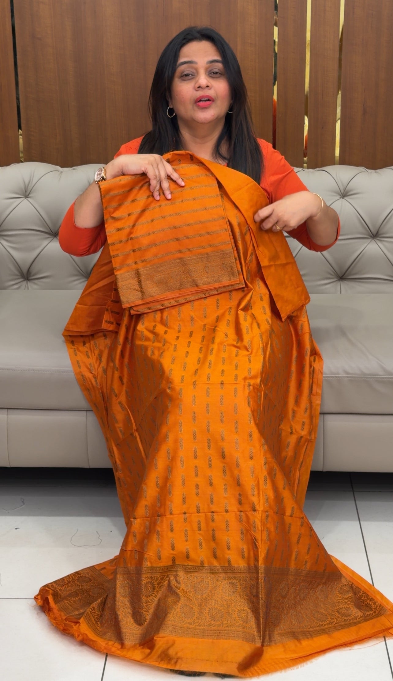 BANARASI TUSSUR UNSTITCHED SALWAR SUITS - IHA 29637