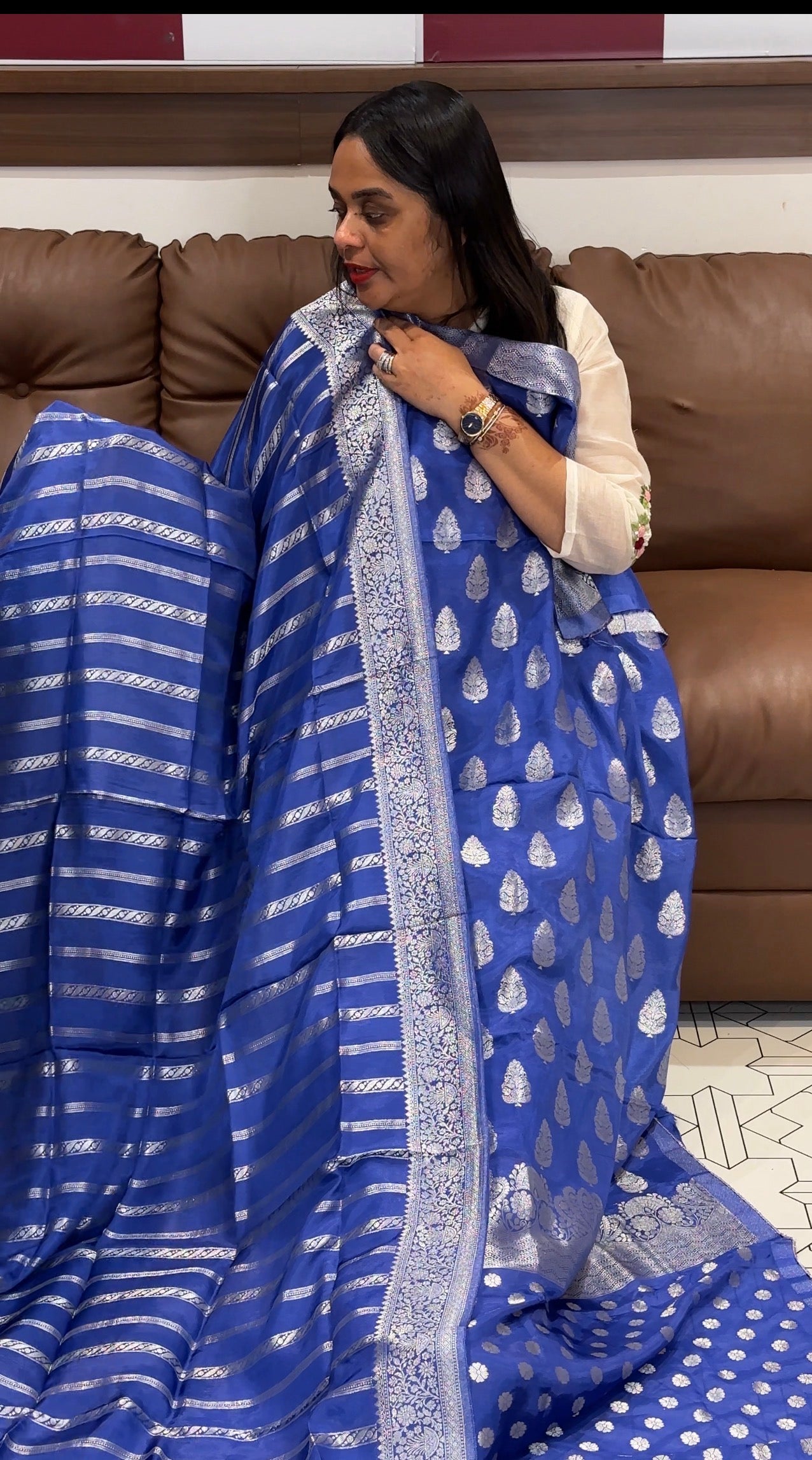 BANARASI UNSTITCHED SALWAR SUITS - IHA 31568