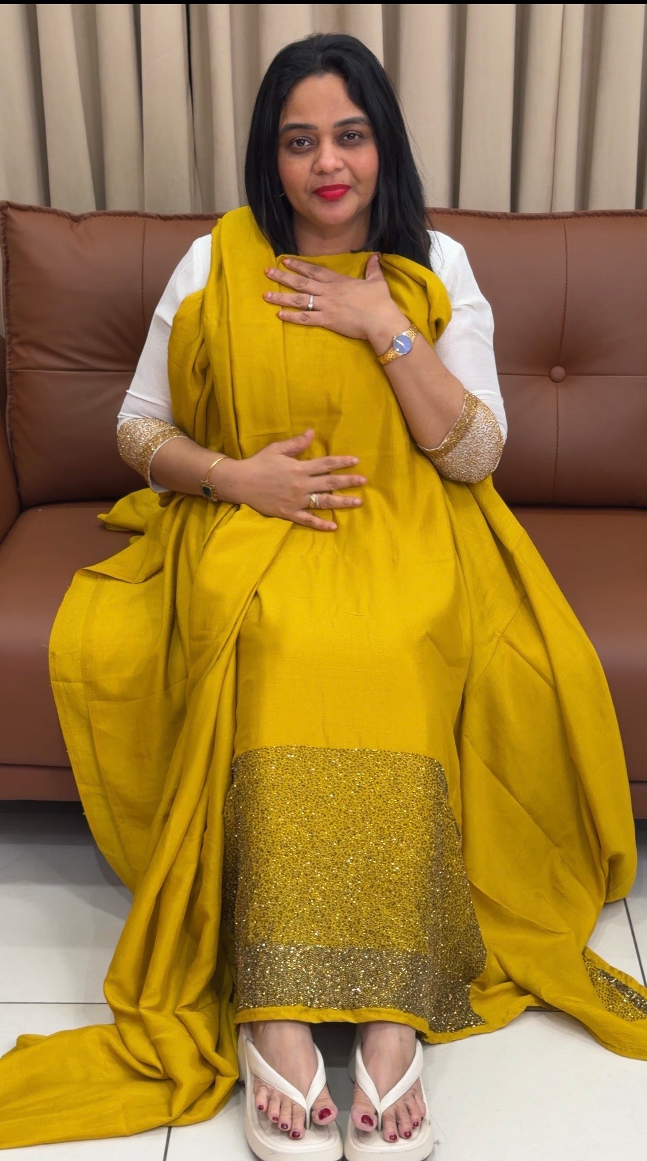 FORWARD SEMI RAW SILK UNSTITCHED SALWAR SUITS - IHA 34054