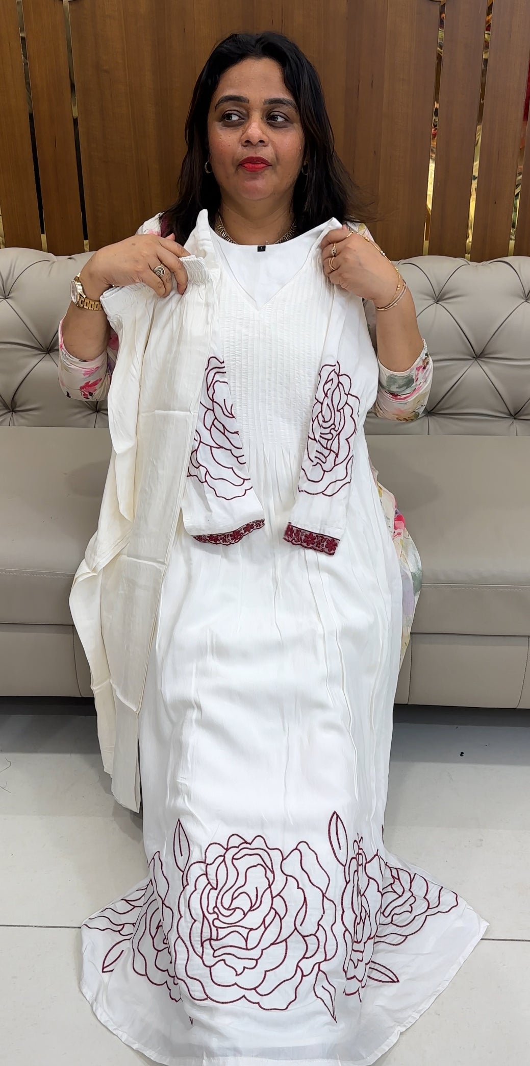 MUSLIN TOP AND BOTTOM - IHA 26113
