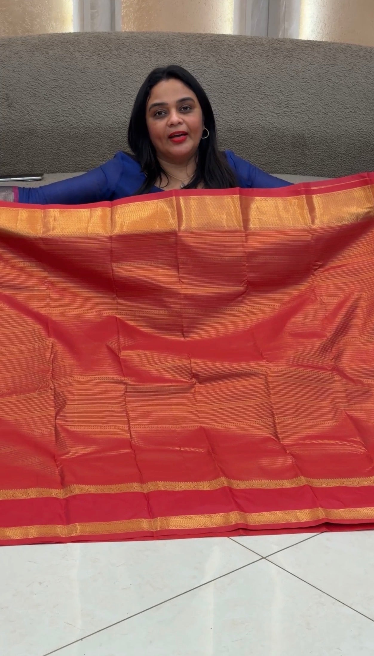 SEMI KANCHIPURAM SILK SAREES - IHA 33143