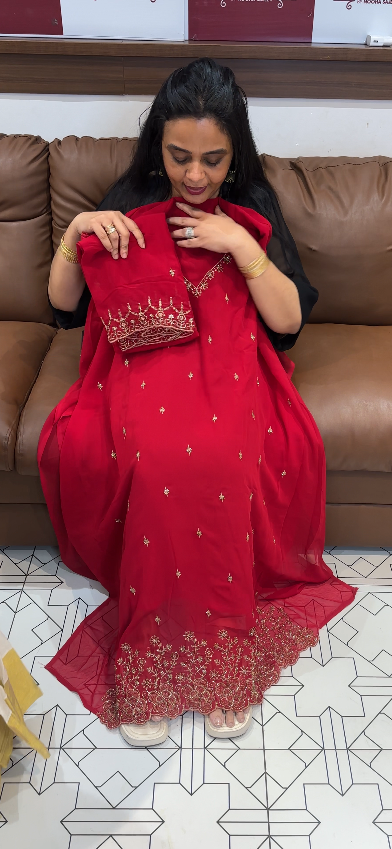 OFFER SALES UNSTITCHED SALWAR SUITS - IHA 34985