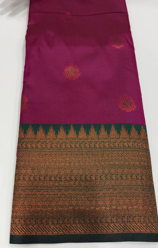 SEMI SOFT SILK SAREES - IHA 18832