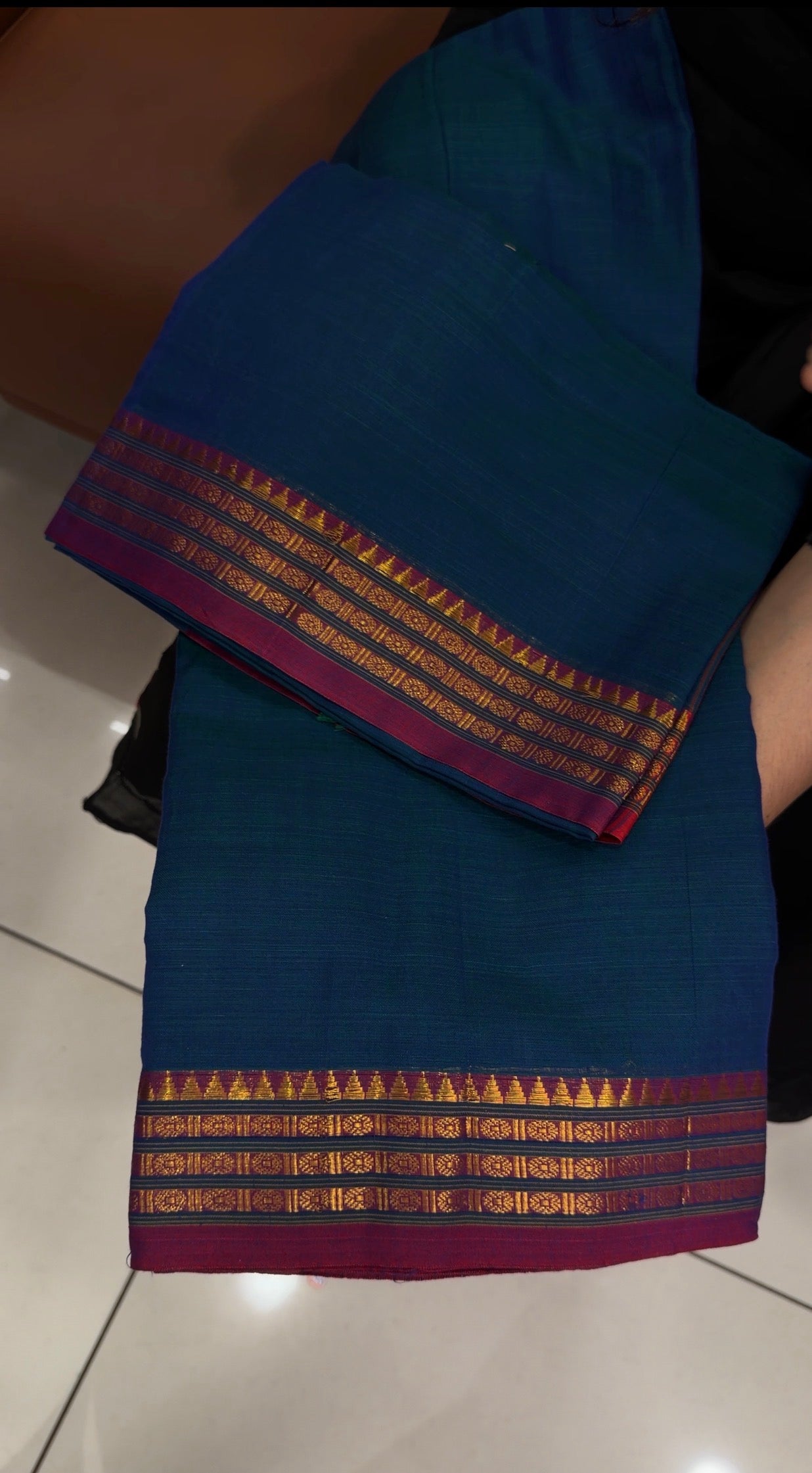 HANDLOOM COTTON UNSTITCHED SALWAR SUITS - IHA 33763