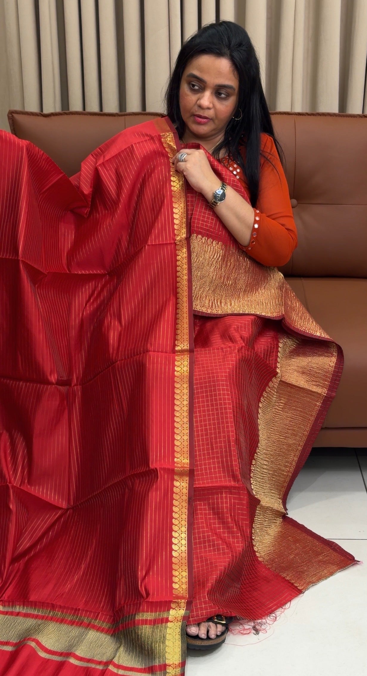 SEM SILK UNSTTCHED SALWAR SUITS - IHA 34946