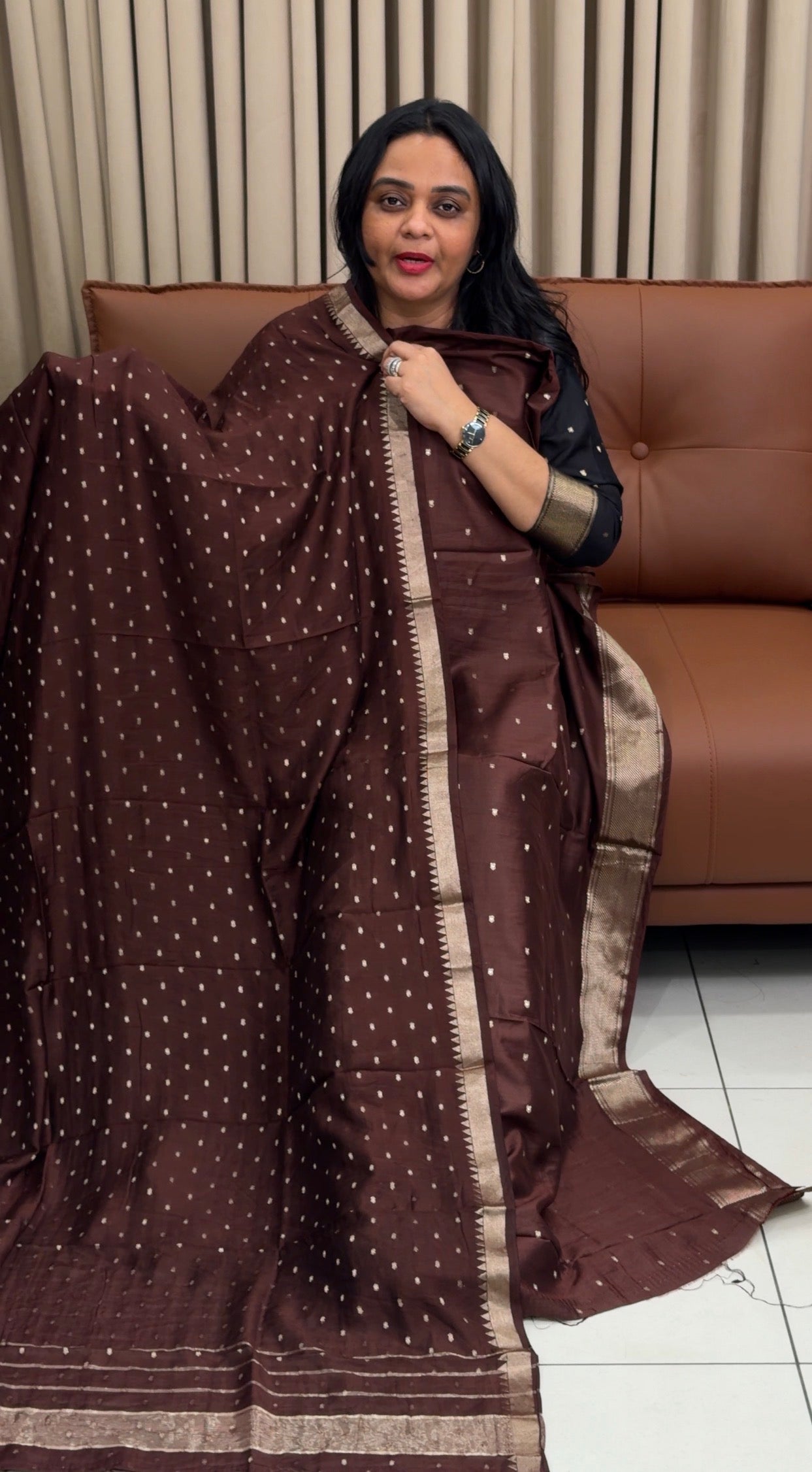 MALAI CHHANDERI UNSTITCHED SALWAR SUITS - IIHA 34865