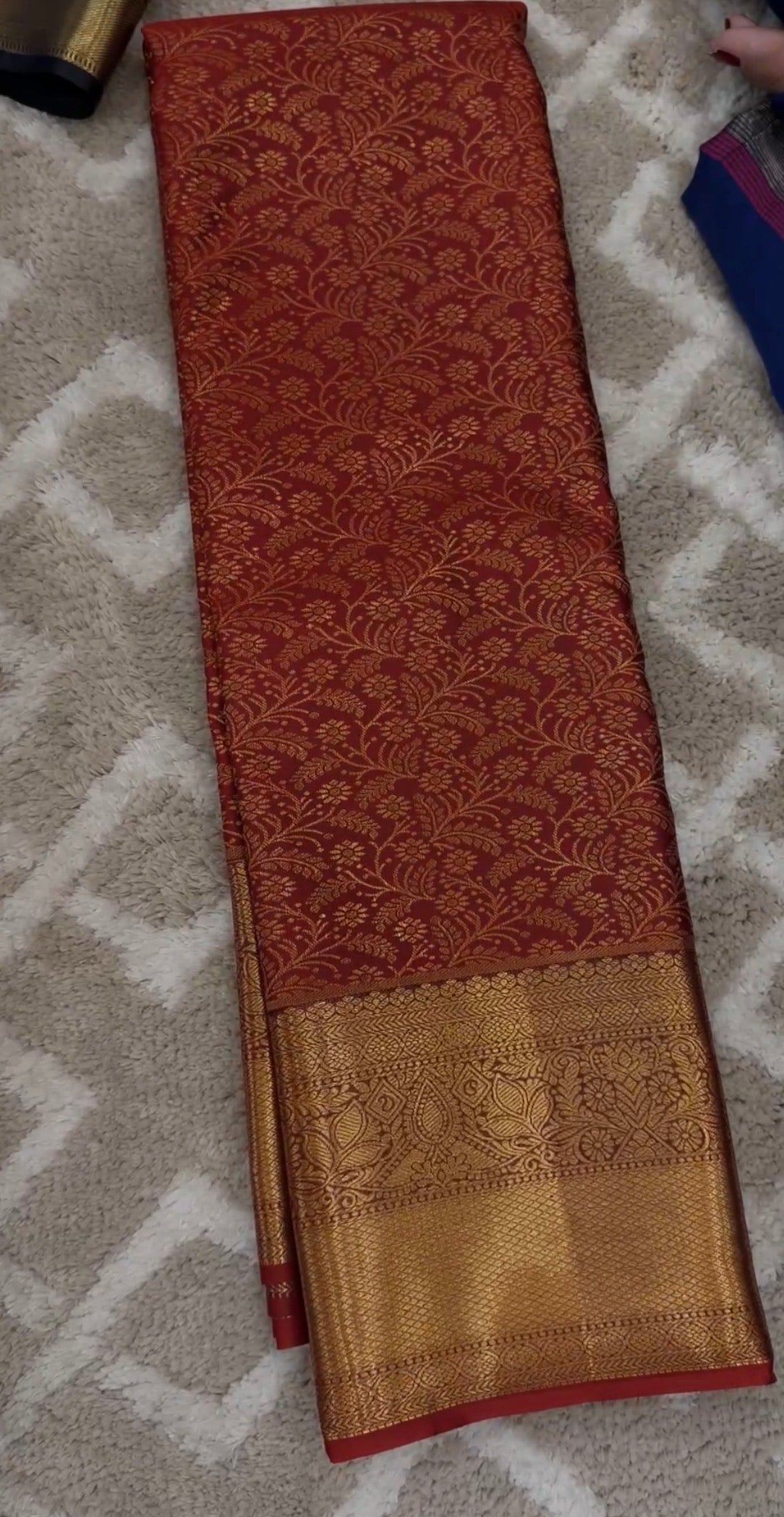 SEMI KANCHIPURAM SILK SAREES - IHA 33143
