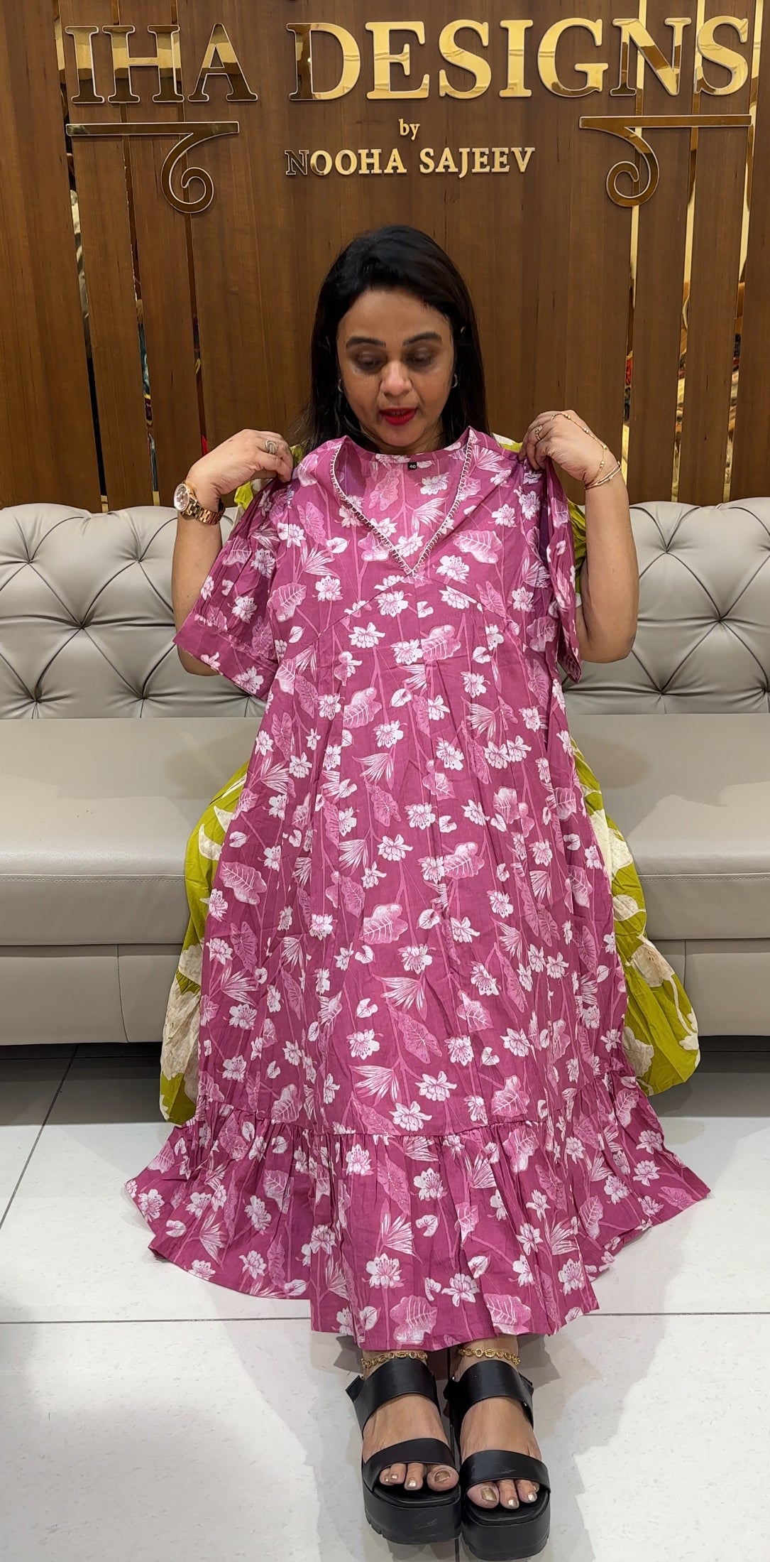 PRINTED COTTON FROCKS - IHA 25183
