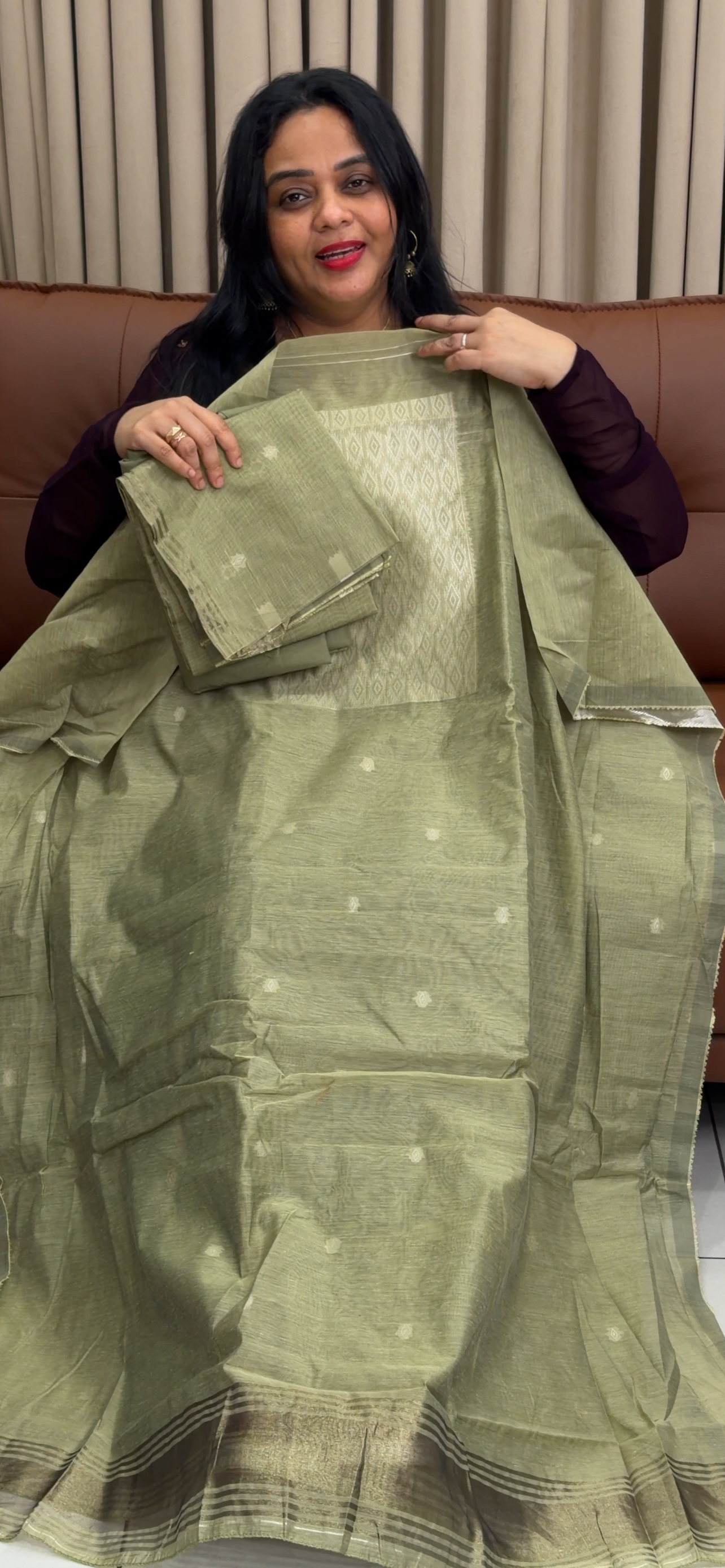 JAMDANI UNSTITCHED UNSTITCHED SALWAR SUITS - IHA 34485