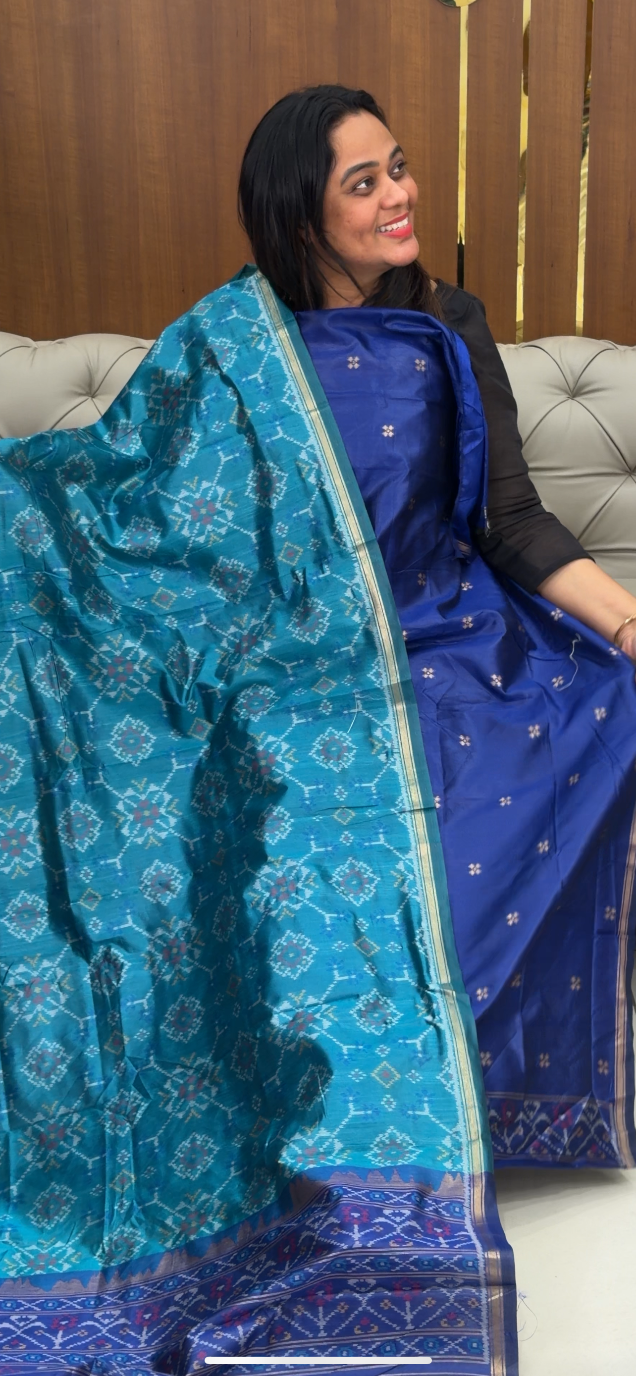 SEMI RAW SILK UNSTITCHED SALWAR SUITS - IHA 29319