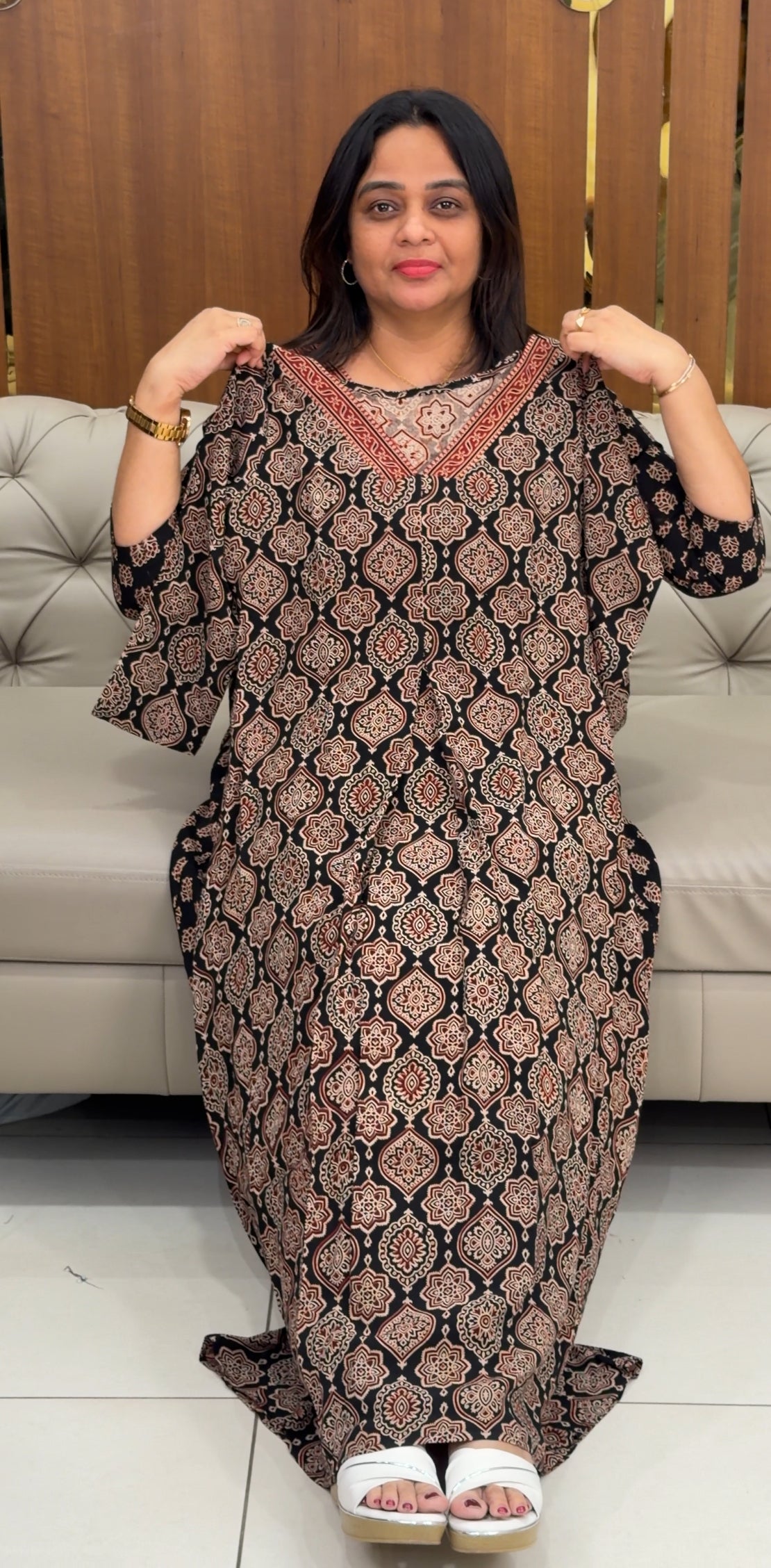 IHA'S IN-HOUSE COTTON PRINTED TOPS  - IHA 29331