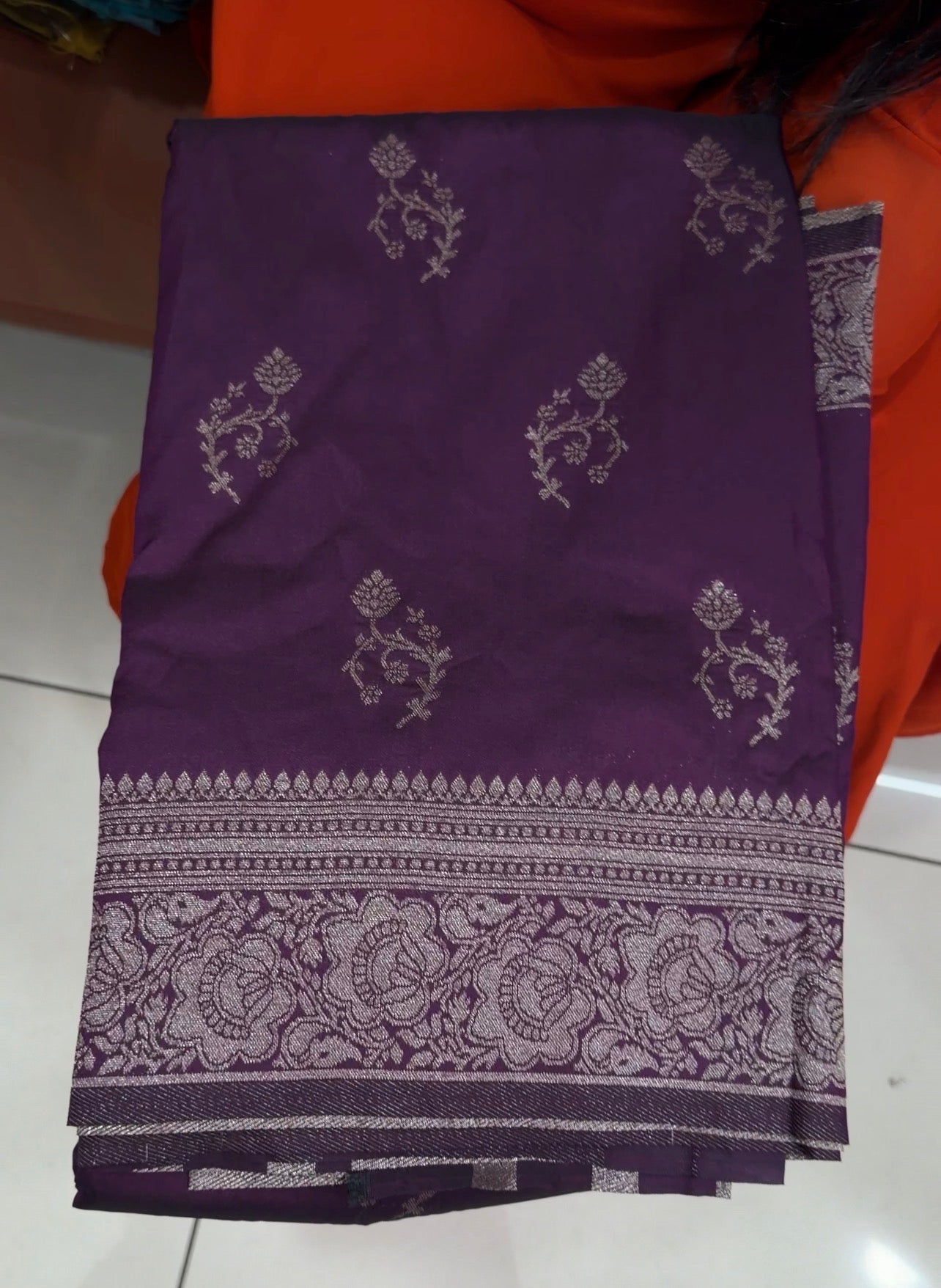 SEMI BANARASI SAREES - IHA 34942