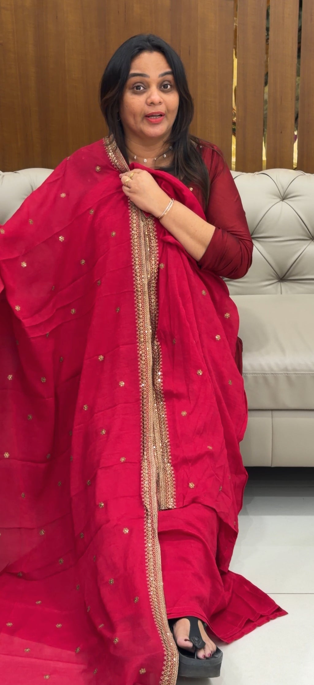 SEMI RAW SILK UNSTITCHED SALWAR SUITS - IHA 28705