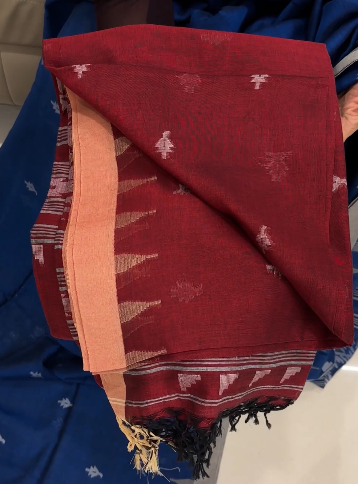 HANDLOOM COTTON SAREES - IHA 25581