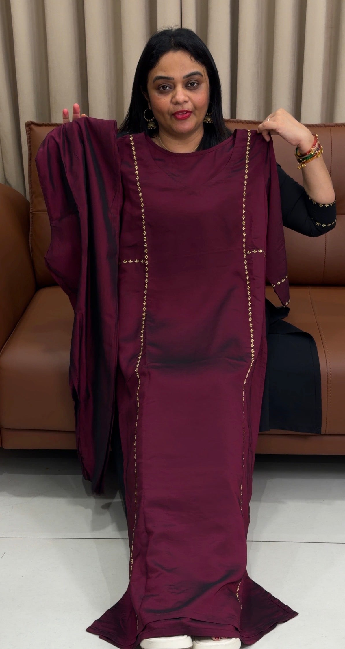 IHA;S IN- HOUSE SEMI SILK CO-ORDS SETS - IHA 33837