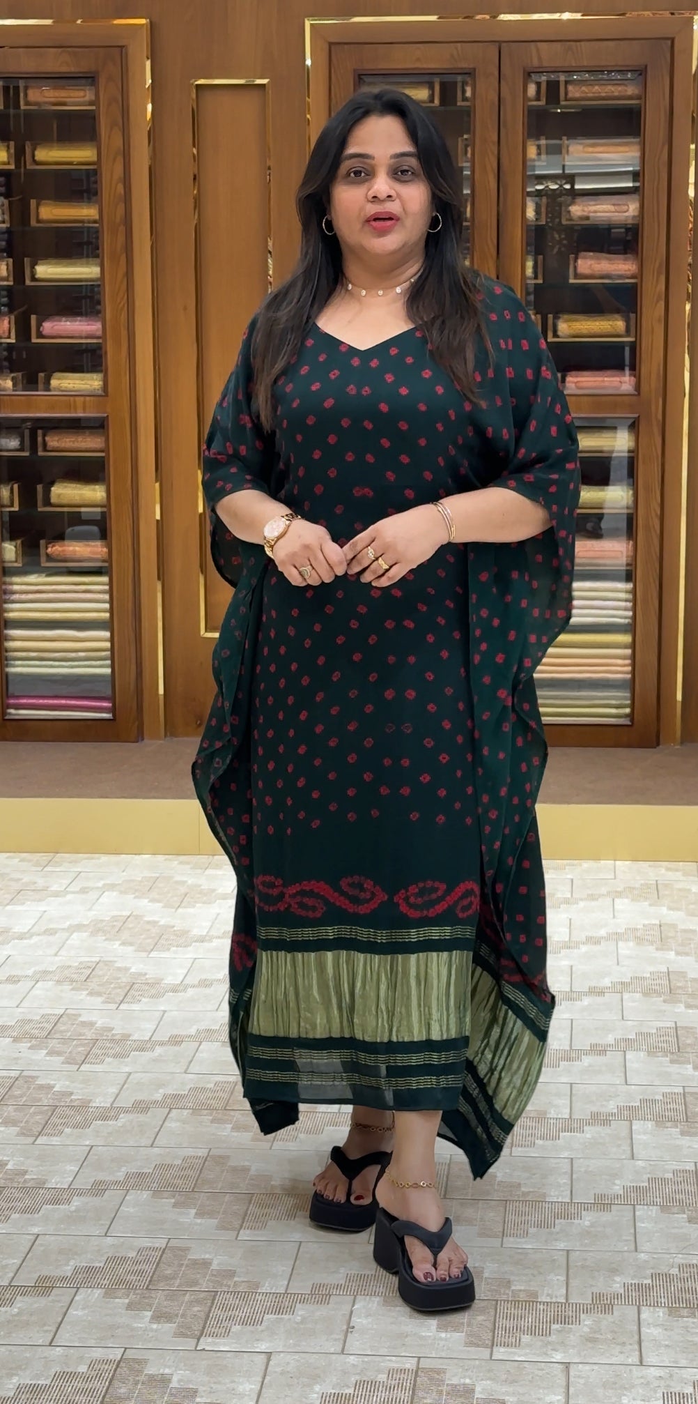 IHA'S IN-HOUSE MODAL KAFTAN TOPS - IHA 28427