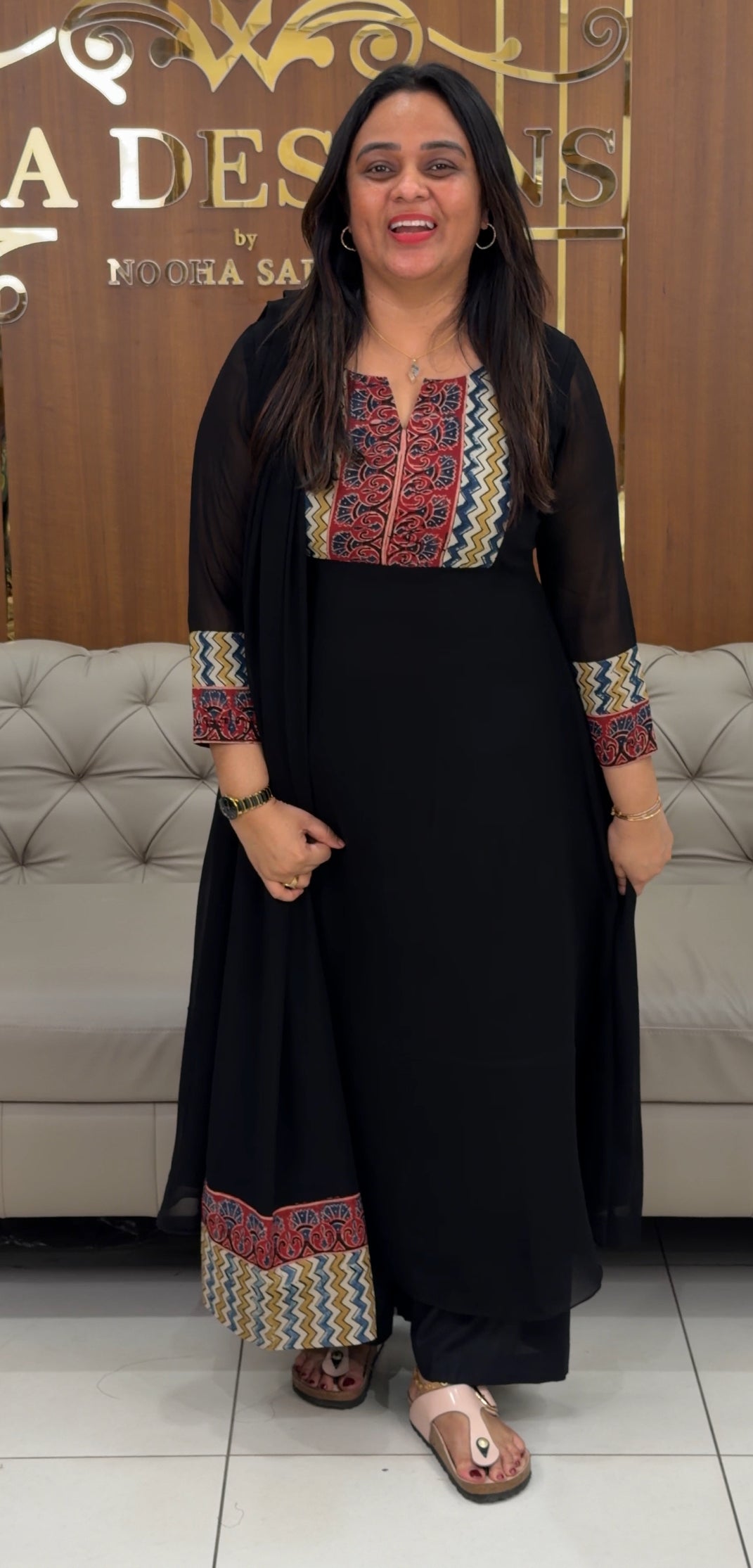 IHA'S IN-HOUSE GEORGETTE UNSTITCHED SALWAR SUITS - IHA 29125