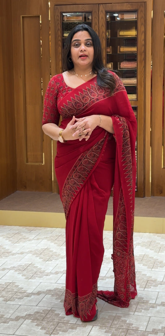 GEORGETTE SAREES - IHA 29016