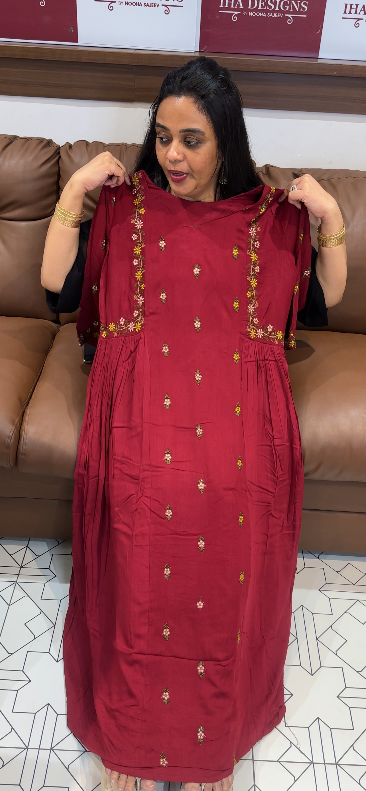 RAYON ALINE TOPS - IHA 34984