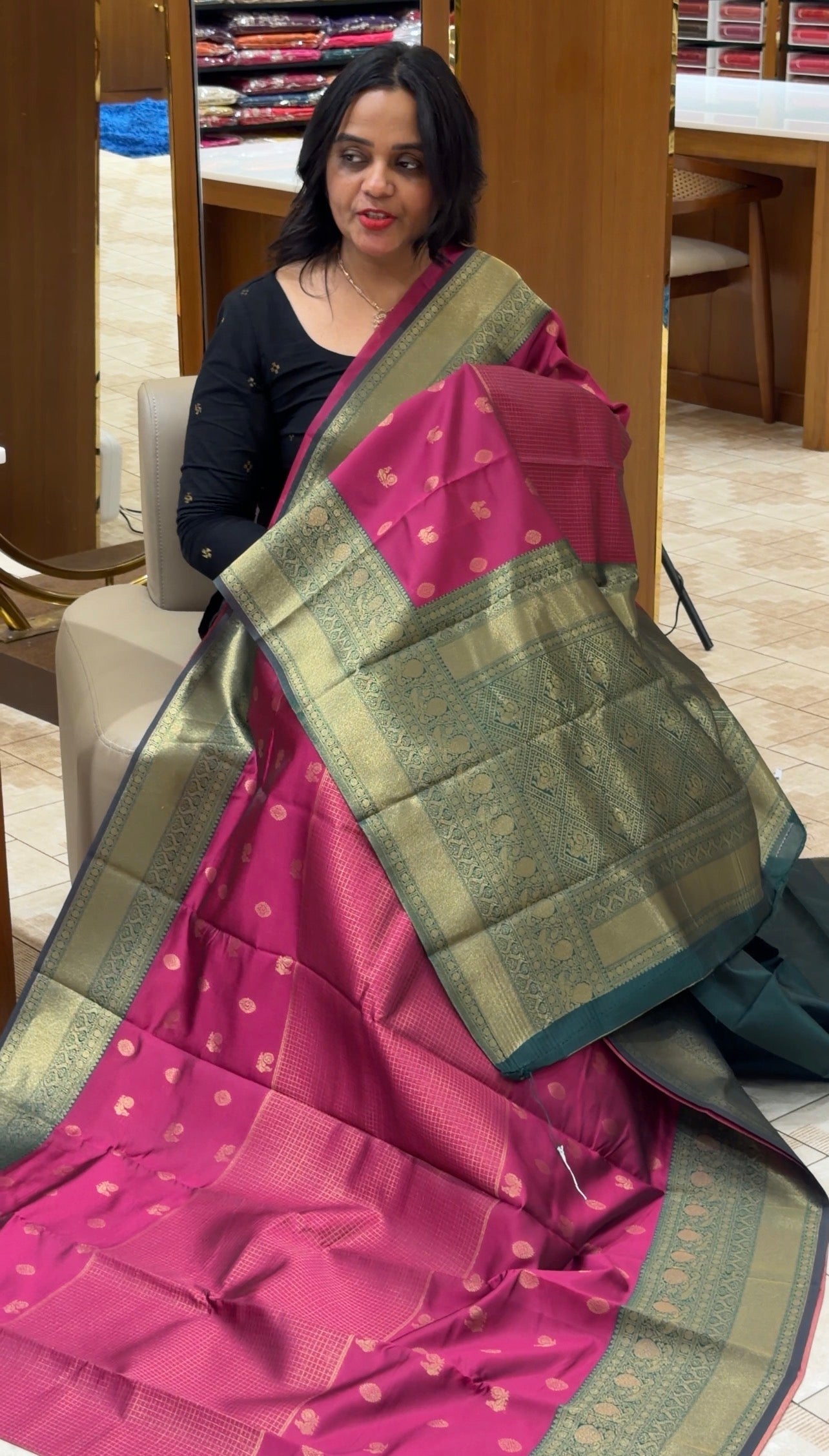 SEMI SILK SAREES - IHA 32806
