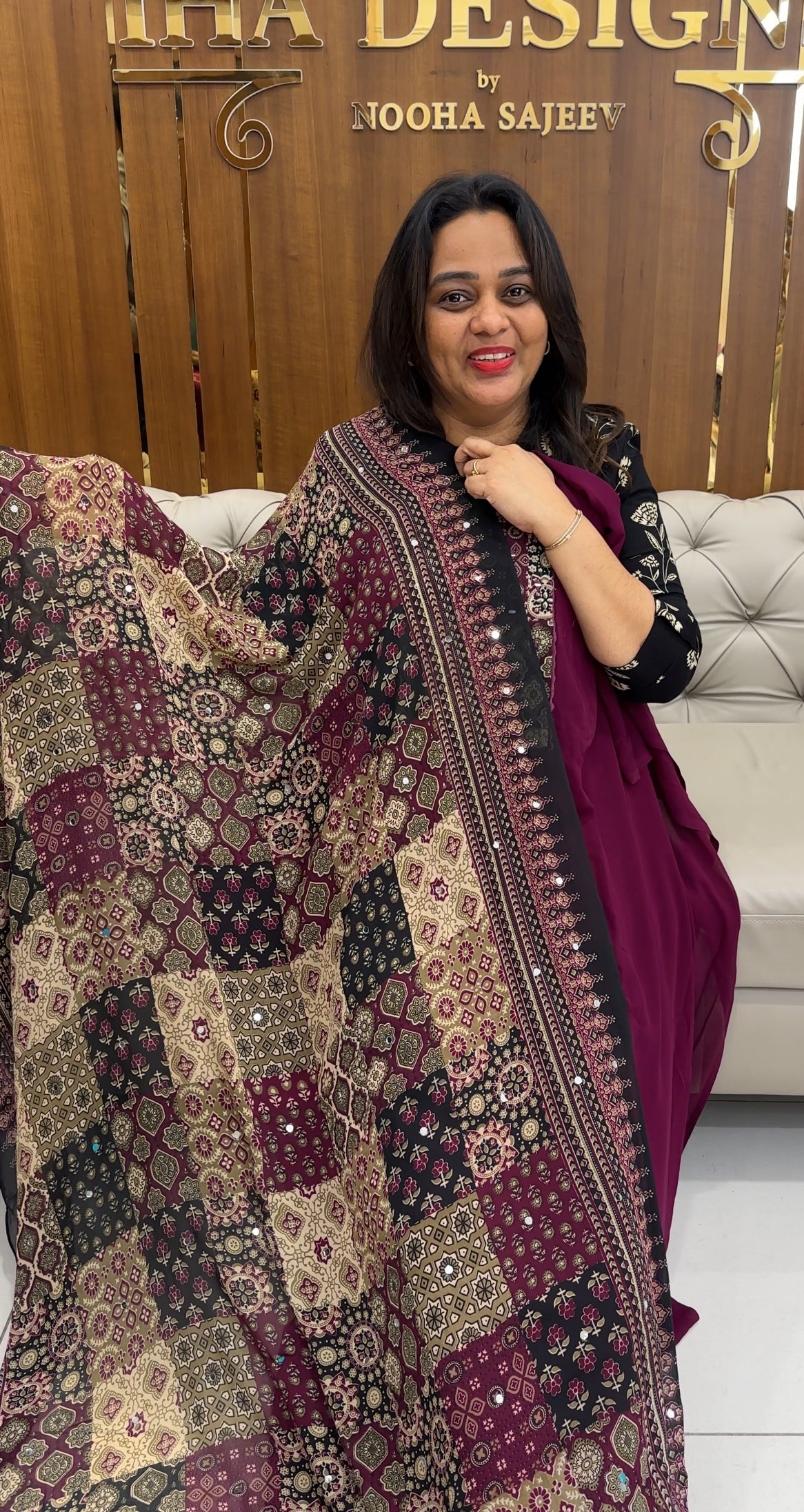 FORWARD FAUX GEORGETTE UNSTITCHED SALWAR SUITS - IHA 25226