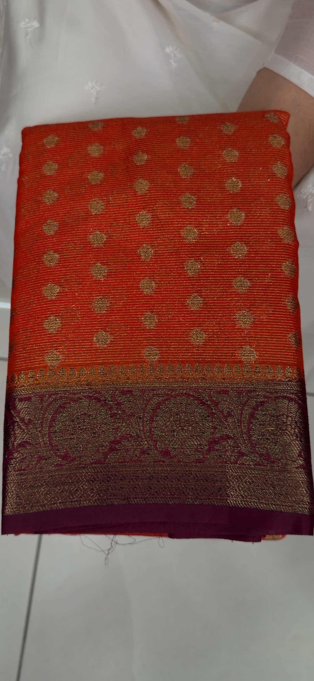 SEMI BANARASI SAREES - IHA 33350