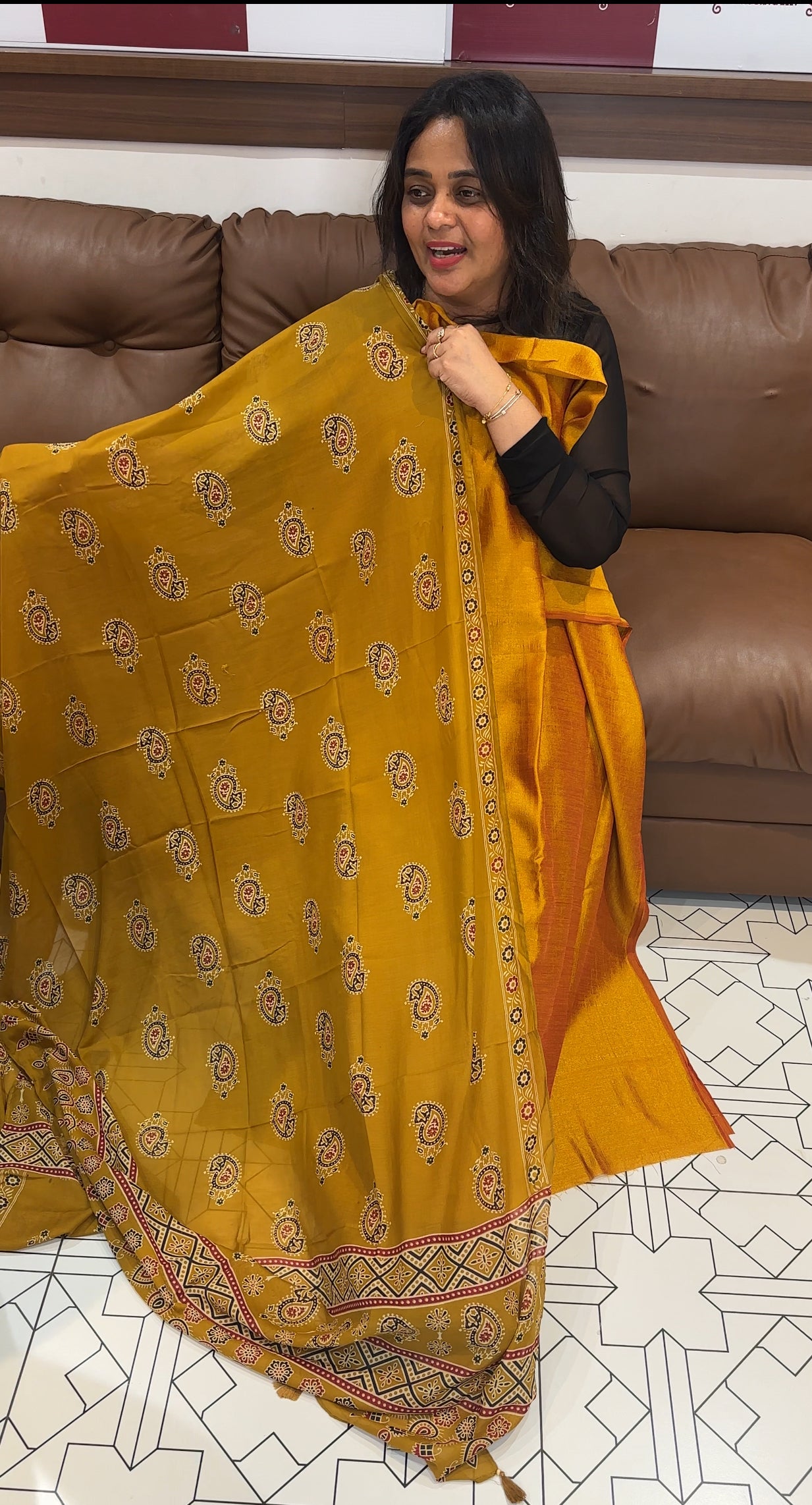 SEMI RAW SILK UNSTITCHED SALWAR SUITS -  IHA 26232