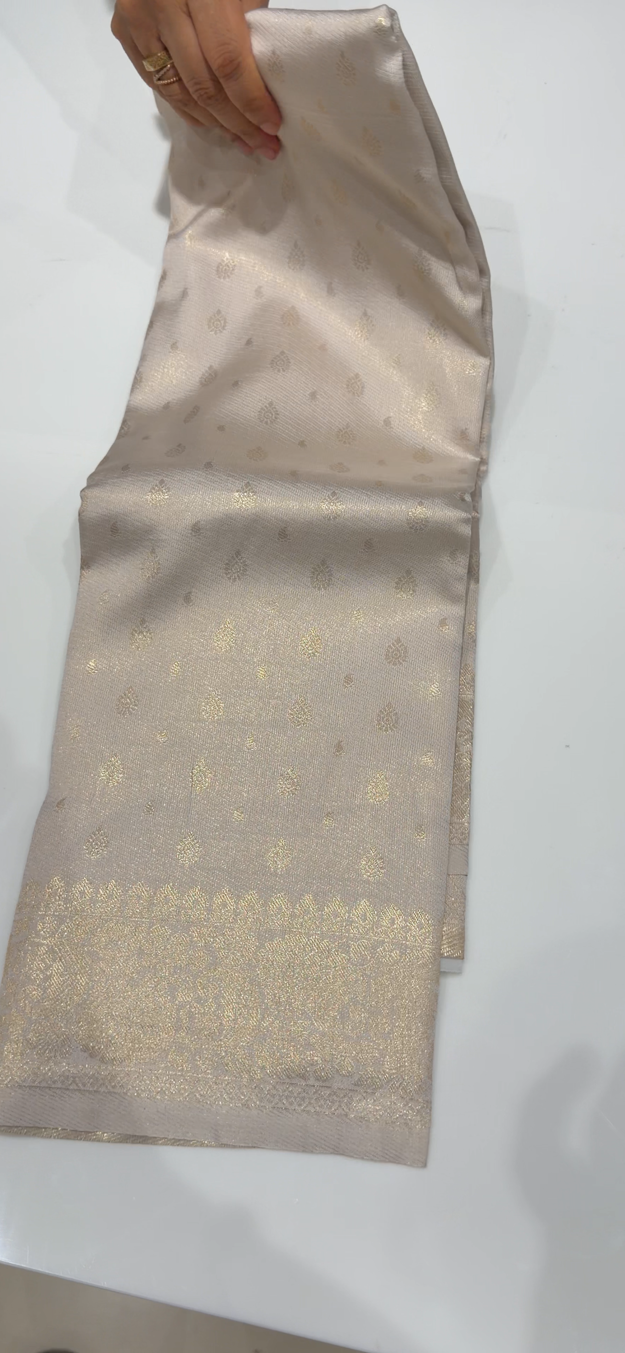 SEMI BROCADE SAREES - IHA 34152