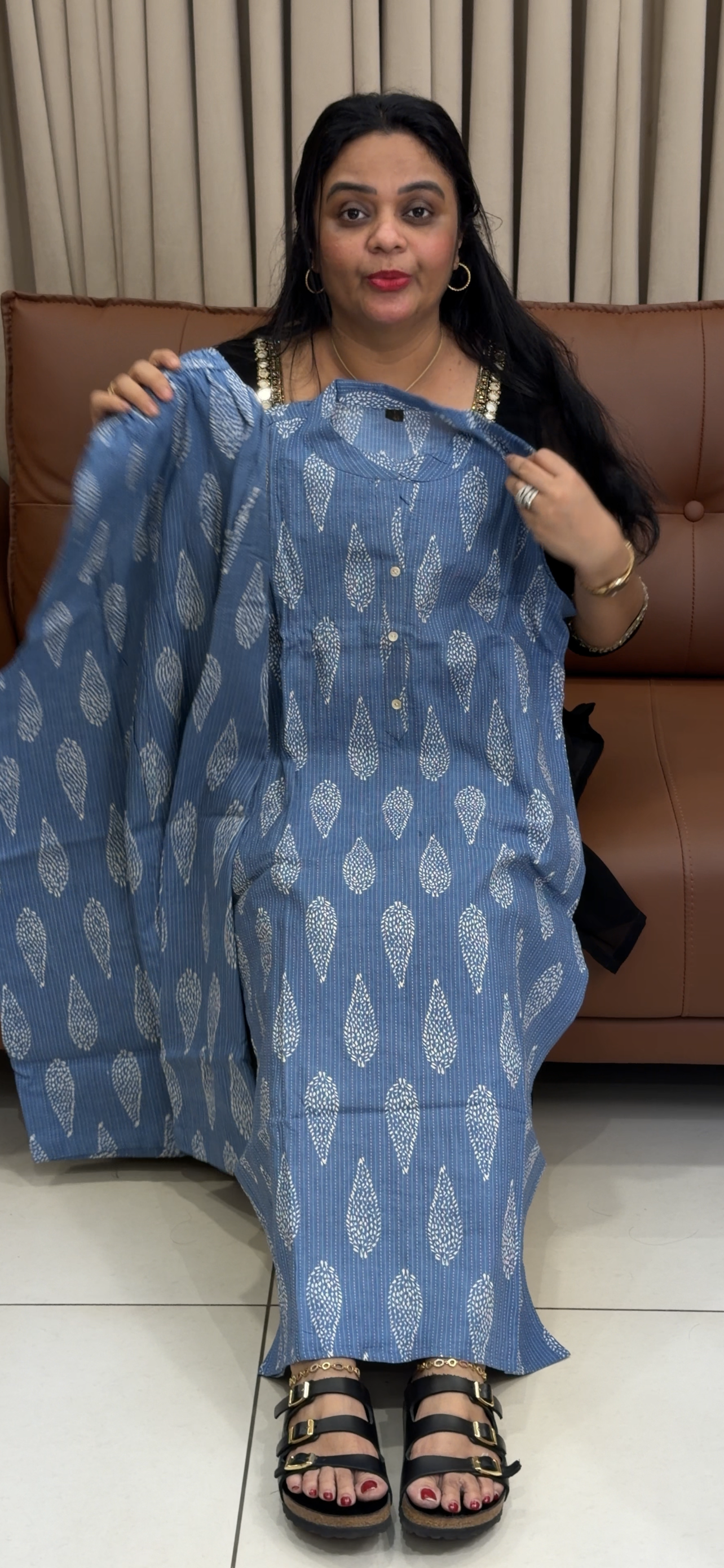 PRINTED COTTON CO-ORDS SETS - IHA 34613