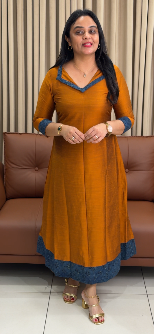 IHA'S IN-HOUSE SLUB SILK ALINE TOPS - IHA 34349