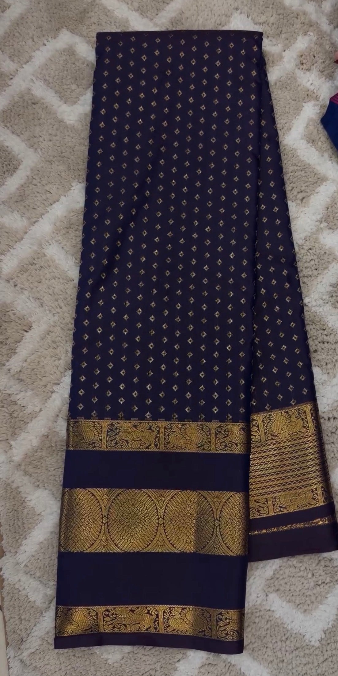 SEMI KANCHIPURAM SILK SAREES - IHA 33143