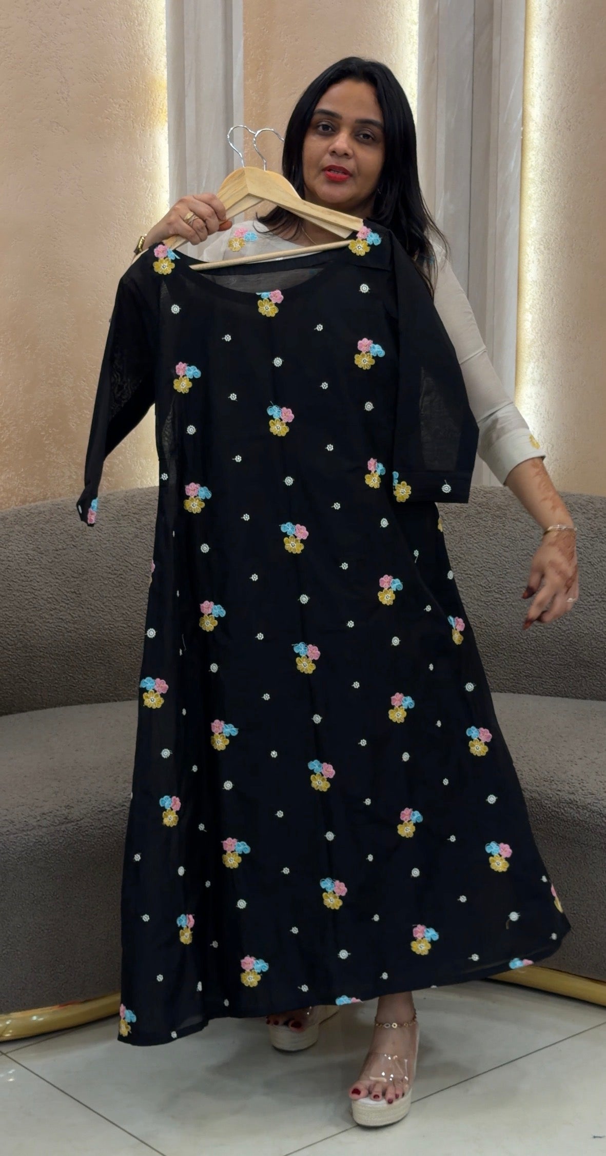 IHA'S IN-HOUSE MUL CHANDERI TOP - IHA 32947