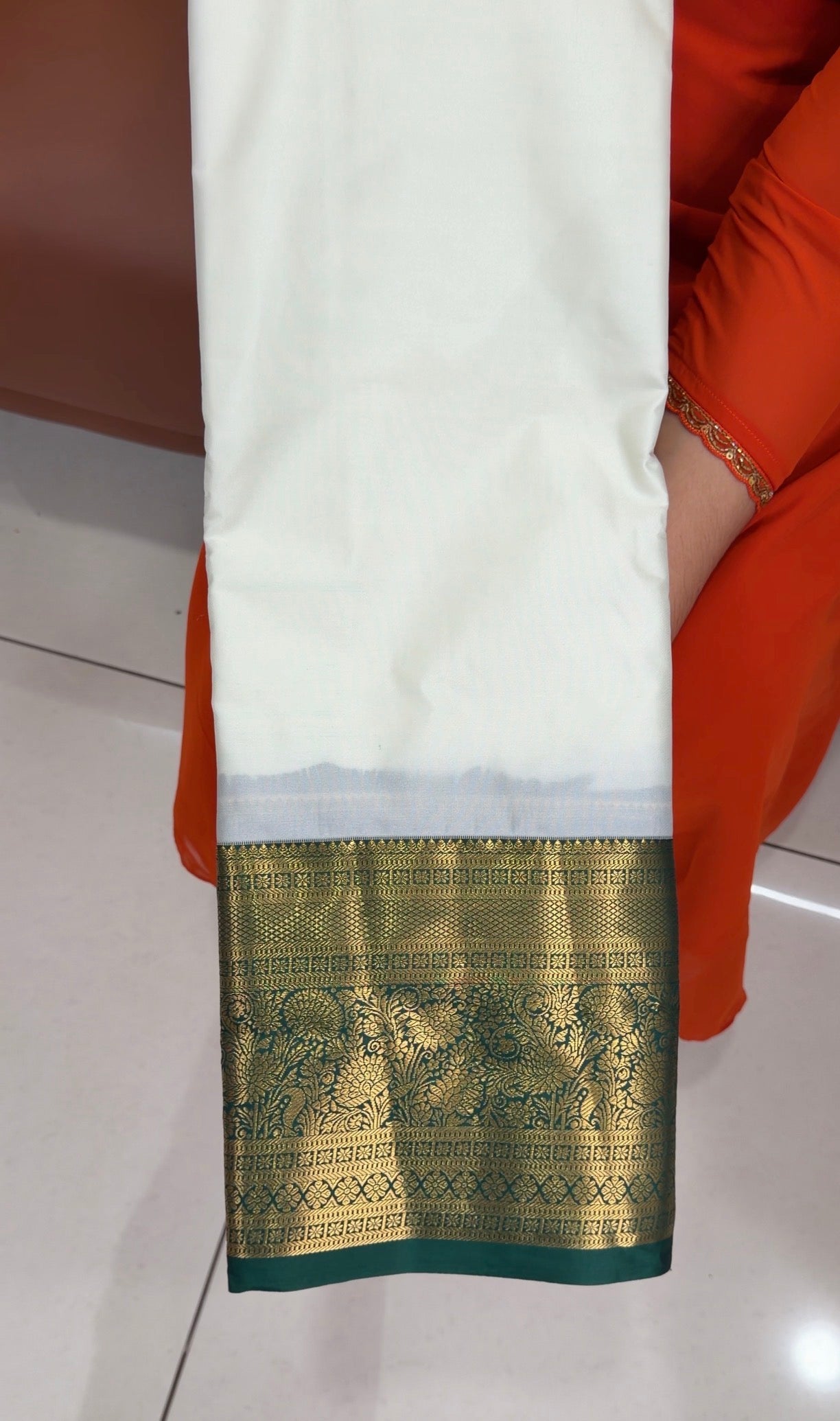 SEMI KANCHIPURAM SILK SAREES - IHA 34285
