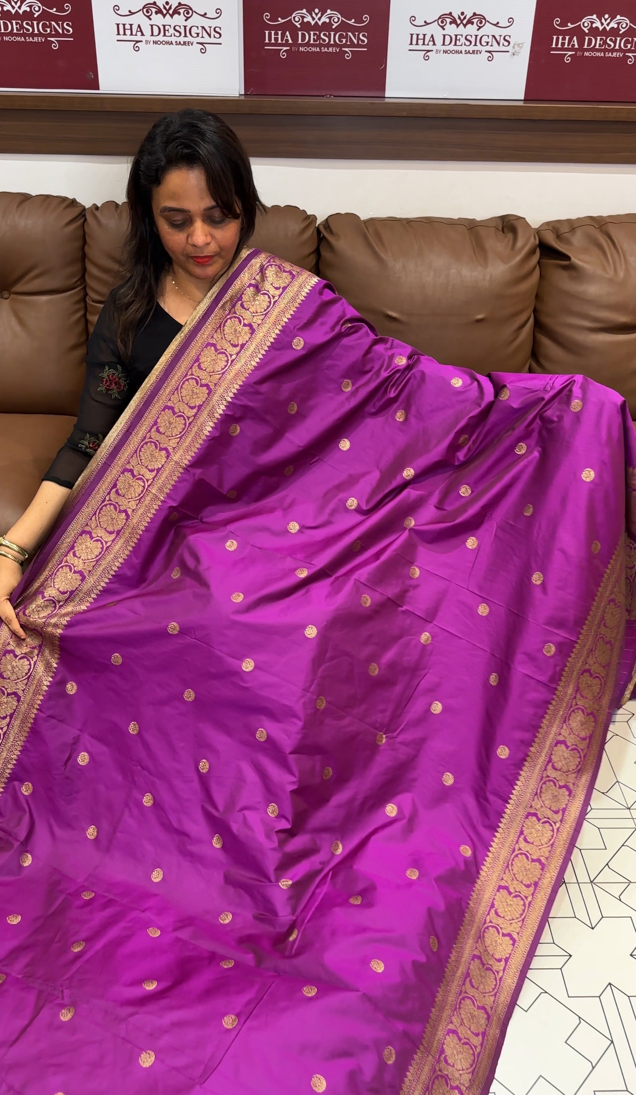 SEMI KATAN SAREES - IHA 25148