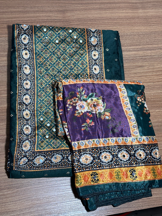 OFFER SALES UNSTITCHED SALWAR SUITS -  IHA 33674