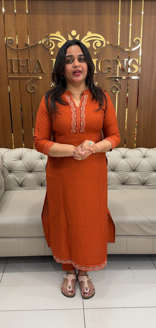 IHA'S IN-HOUSE SEMI SILK TOP AND BOTTOM  - IHA 27500