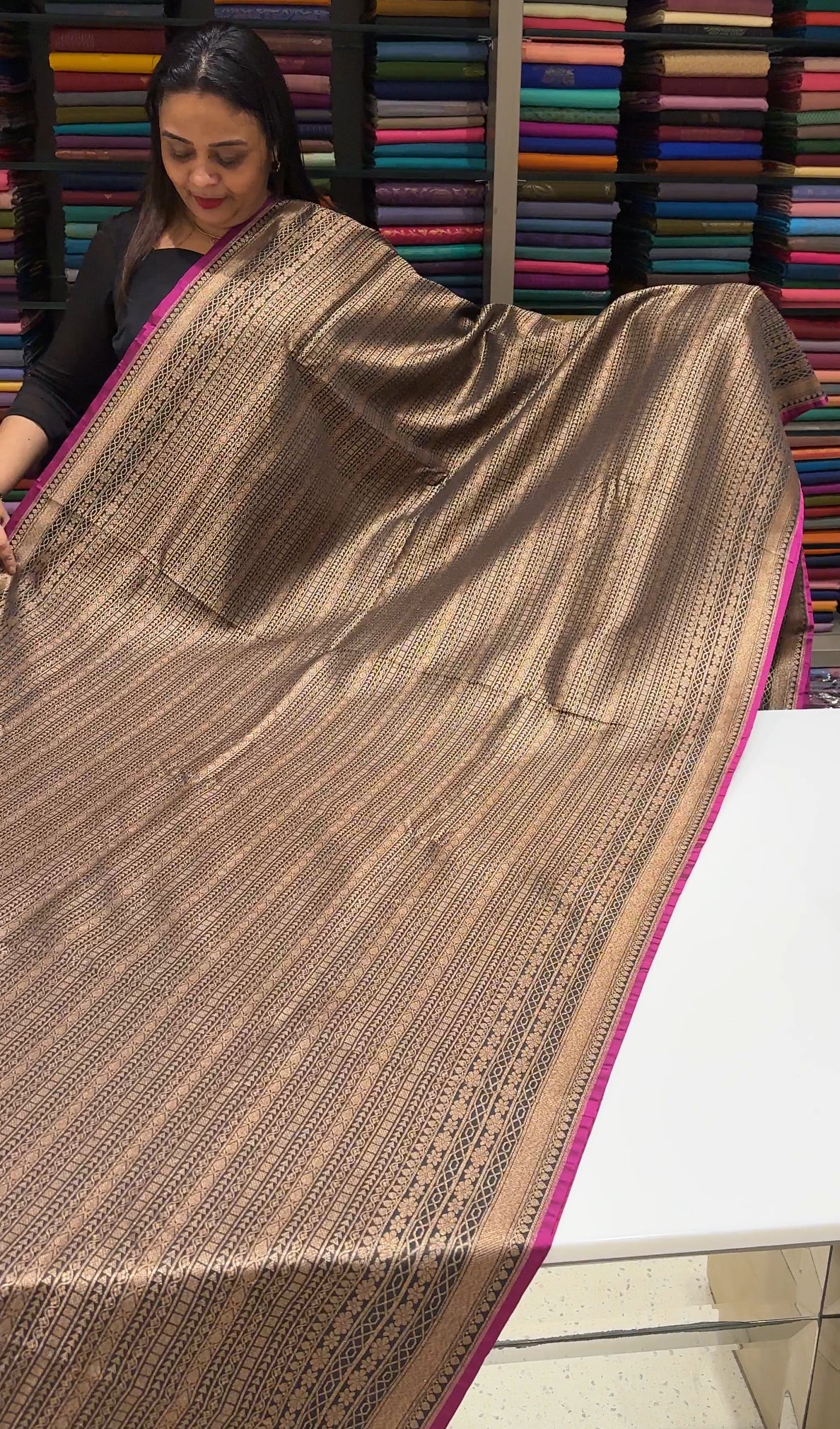 SEMI KATAN SAREES - IHA 19902