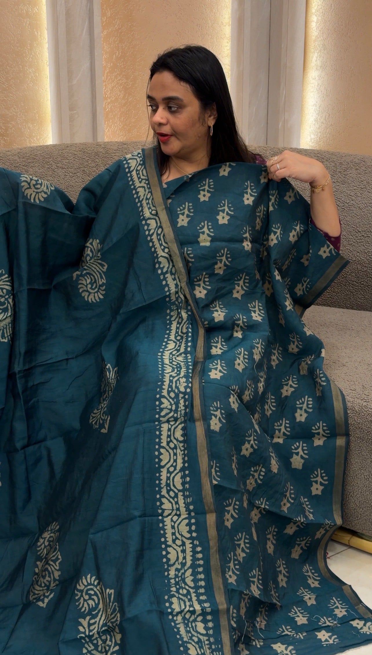 BATIK PRINTED UNSTITCHED SALWAR SUITS - IHA 32858