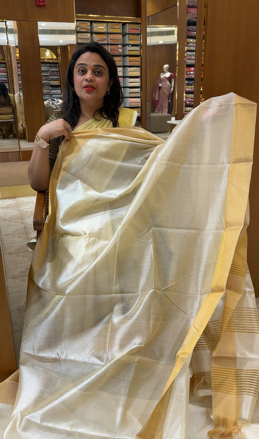 SEMI SILK ONAM SAREES - IHA 25410