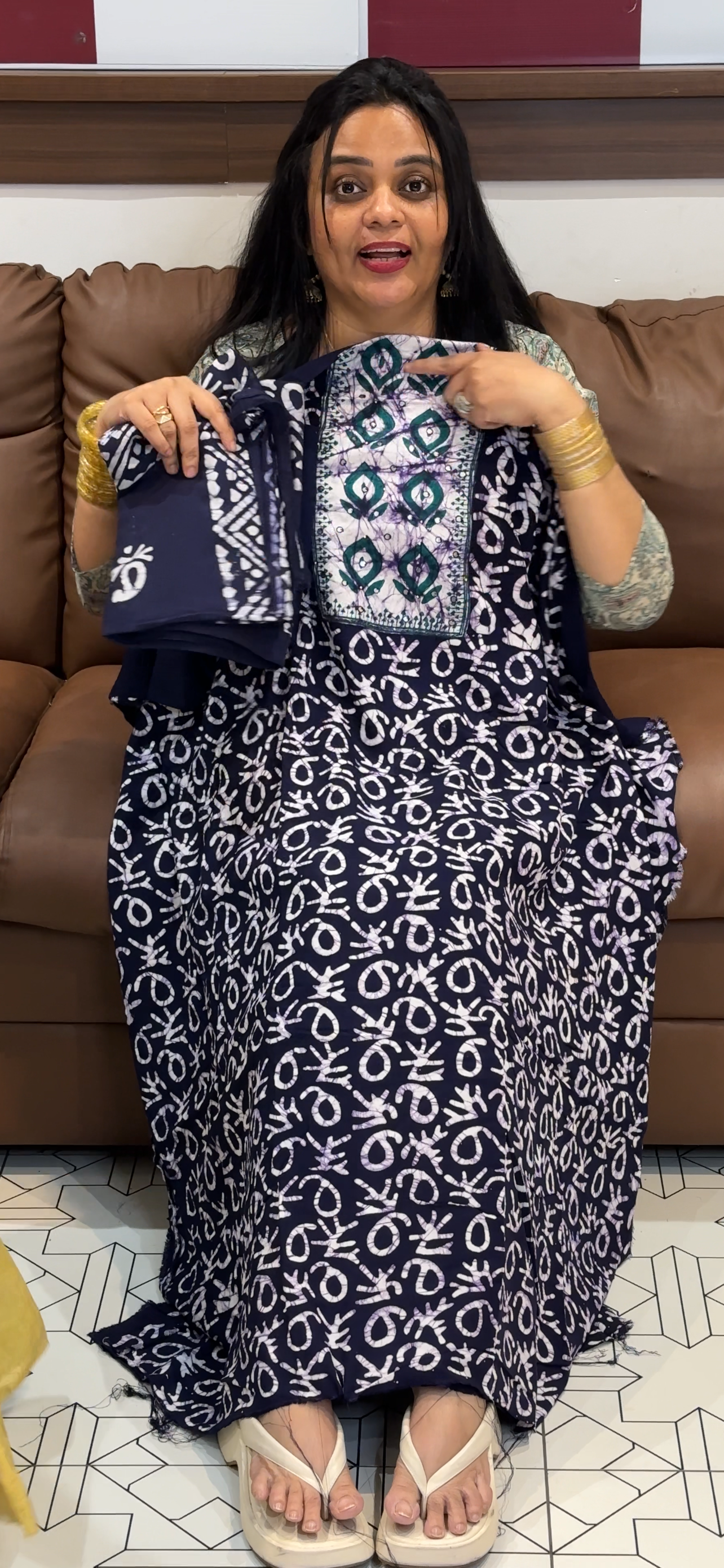 OFFER SALES UNSTITCHED SALWAR SUITS - IHA 34976