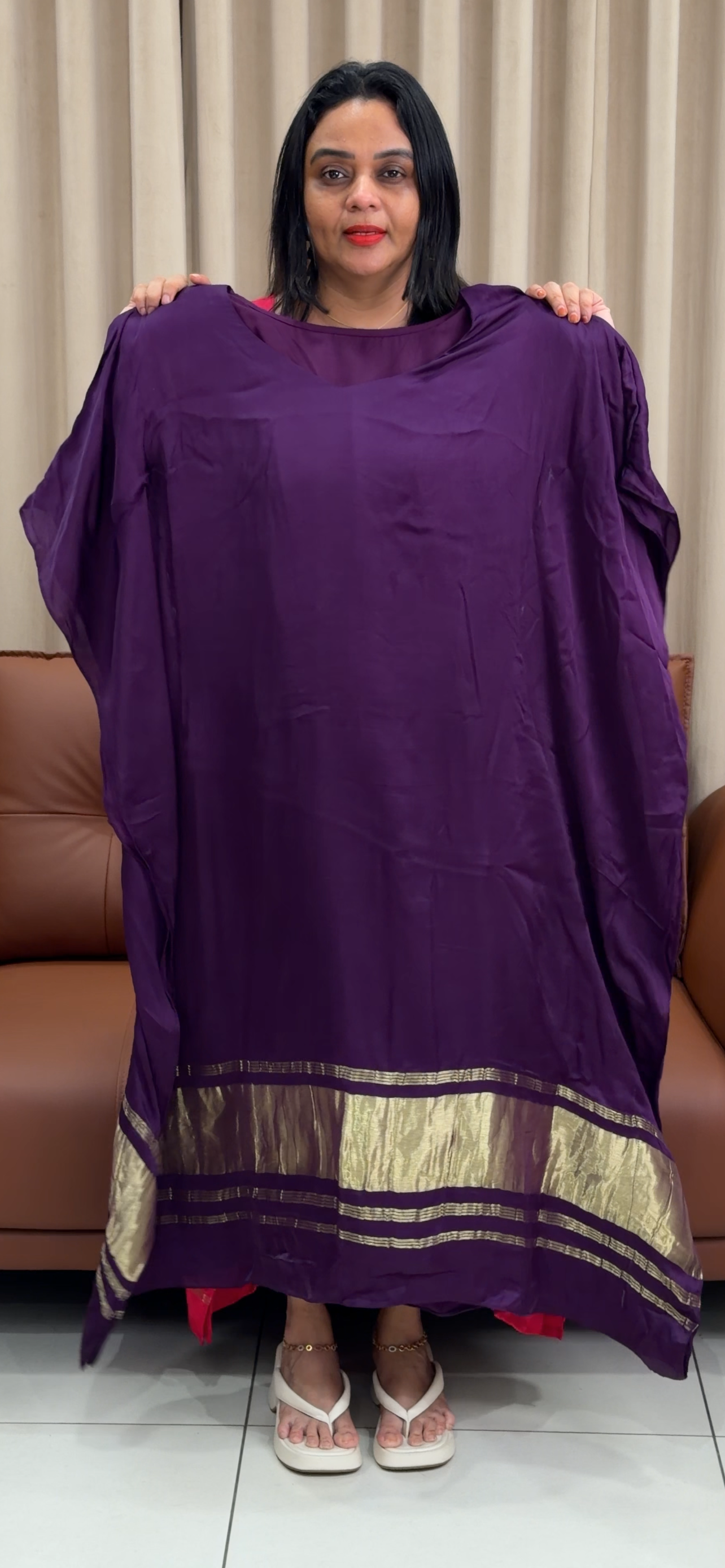 IHA'S IN-HOUSE MODAL KAFTAN TOPS - IHA 33530