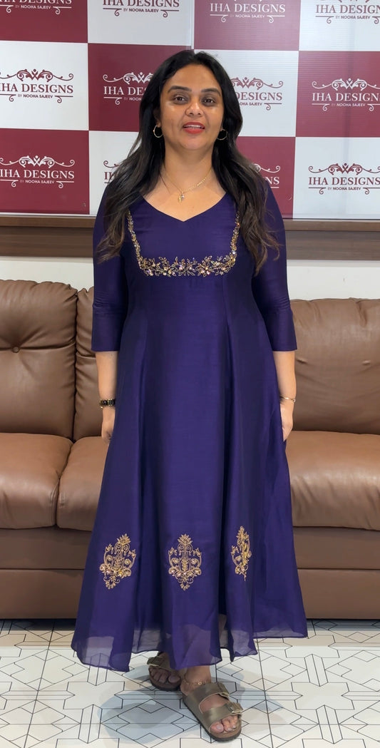 IHA'S IN-HOUSE SEMI RAW SILK ALINE TOPS - IHA 31154