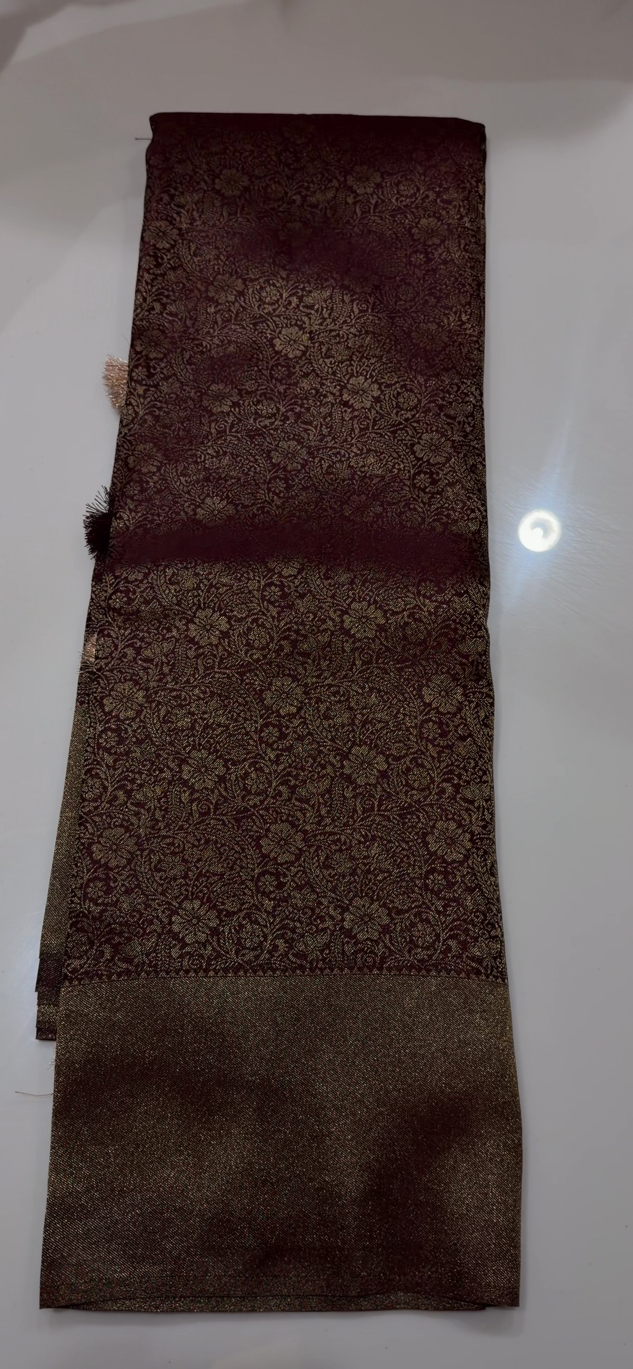 SEMI BROCADE SAREES - IHA 34536