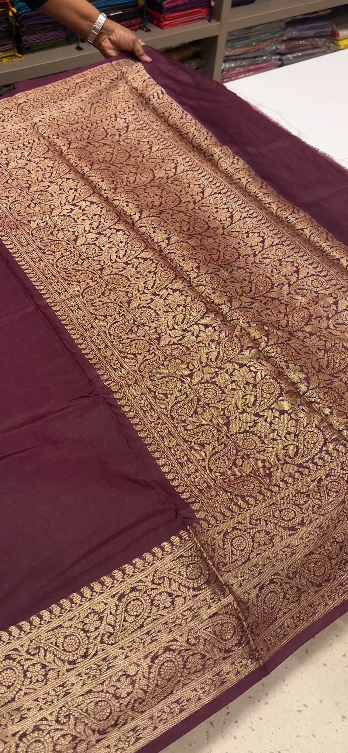 SEMI BANARASI SAREES - IHA 36014