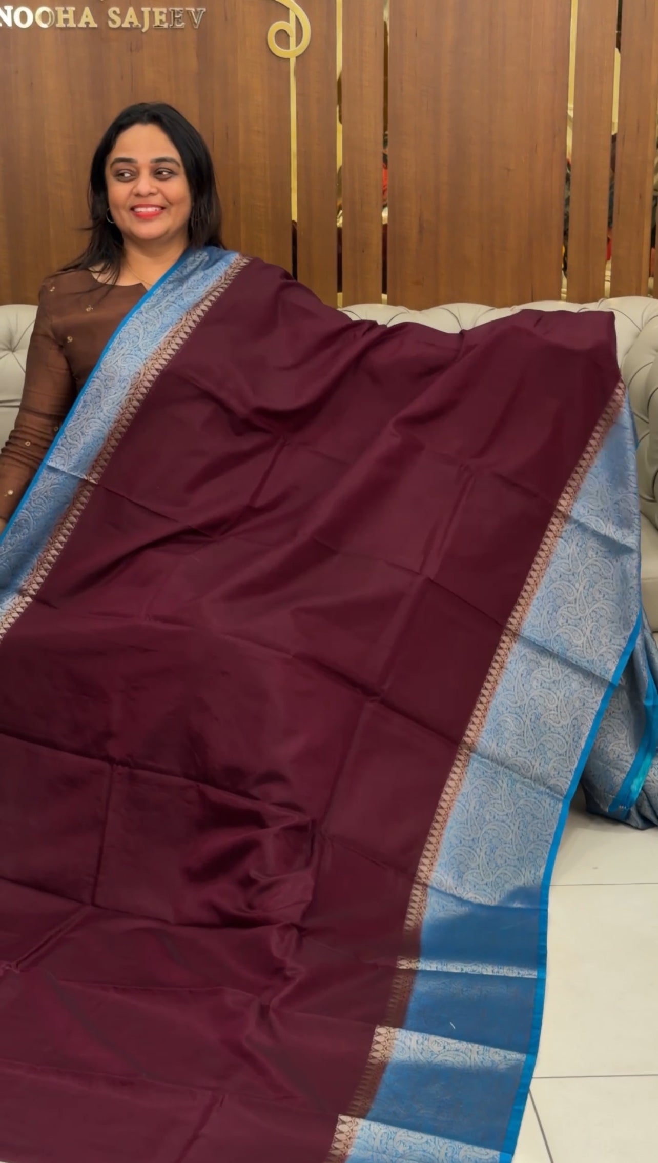 SEMI BANARASI SAREES - IHA 29279