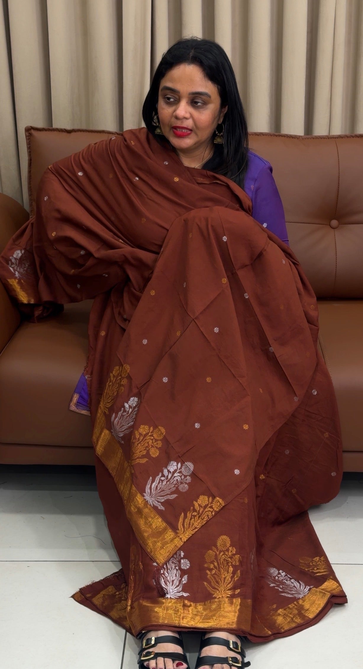 IN- HOUSE JAMDANI UNSTITCHED SALWAR SUITS - IHA 33984