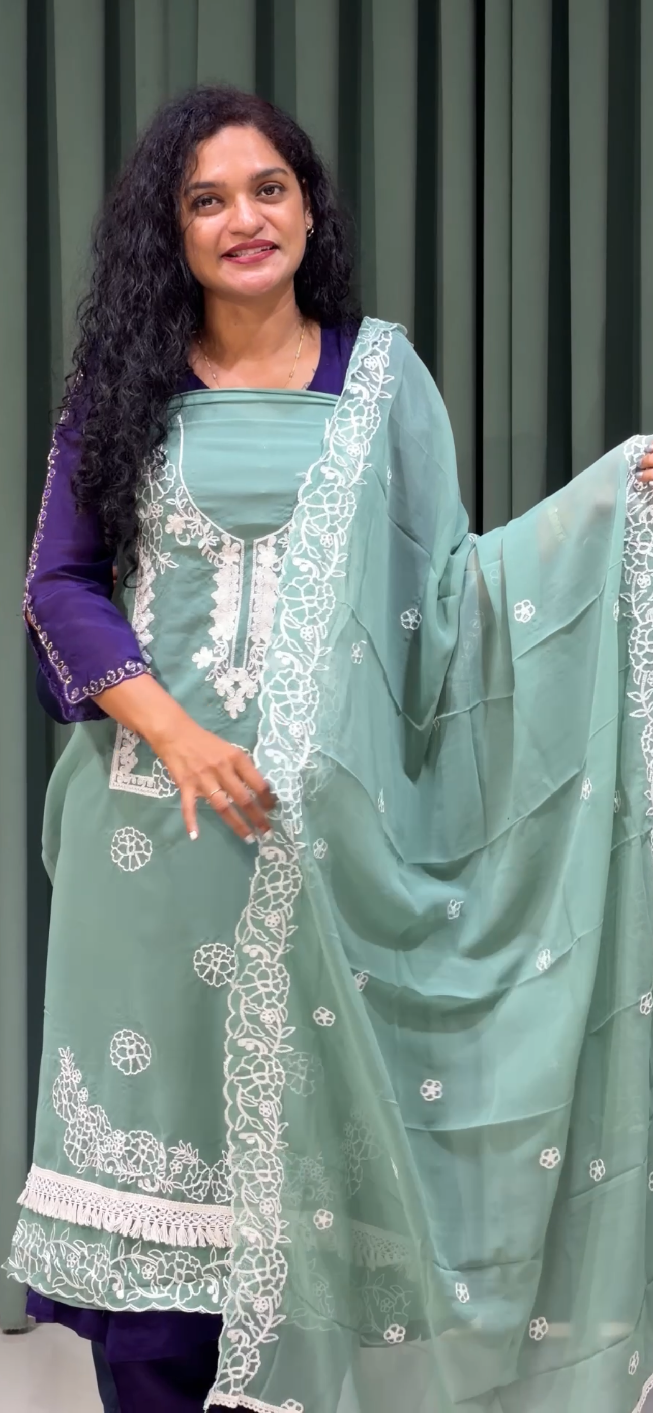 GEORGETTE UNSTITCHED SALWAR SUITS - IHA 32777